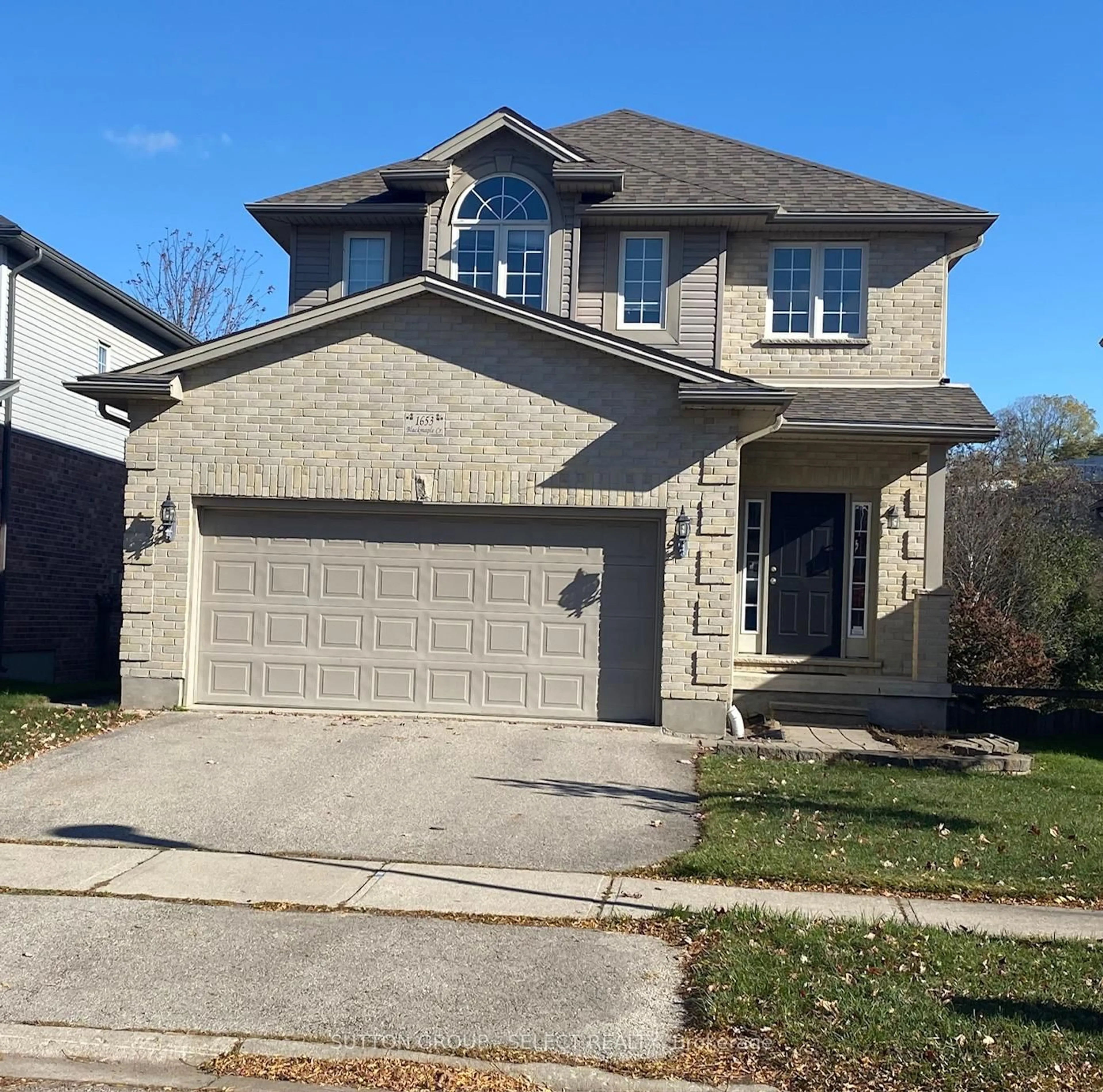 Home with brick exterior material, street for 1653 Blackmaple Cres, London East Ontario N5Y 6L7
