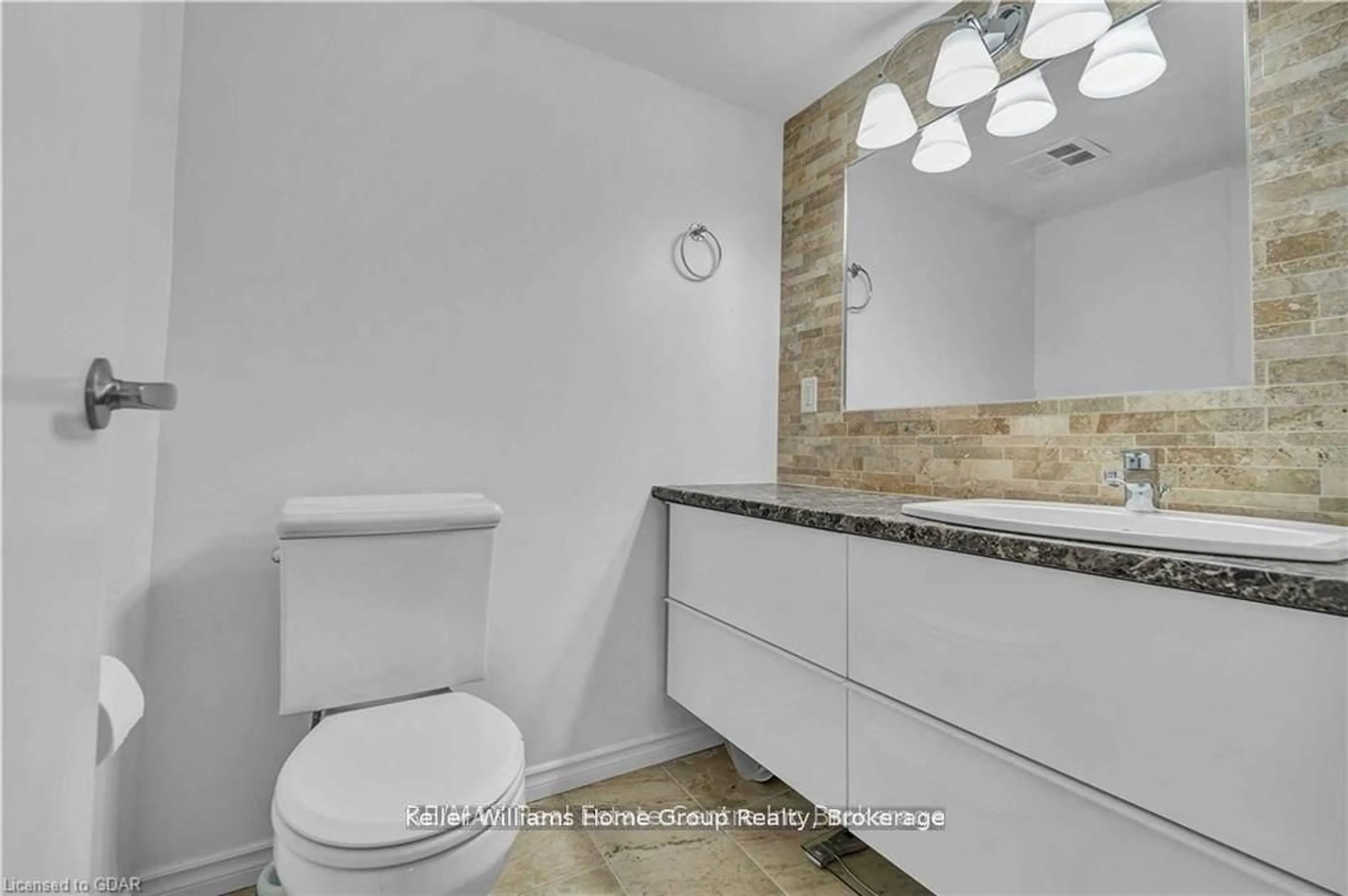 Standard bathroom, ceramic/tile floor for 358 WATERLOO Ave #205, Guelph Ontario N1H 7Y3