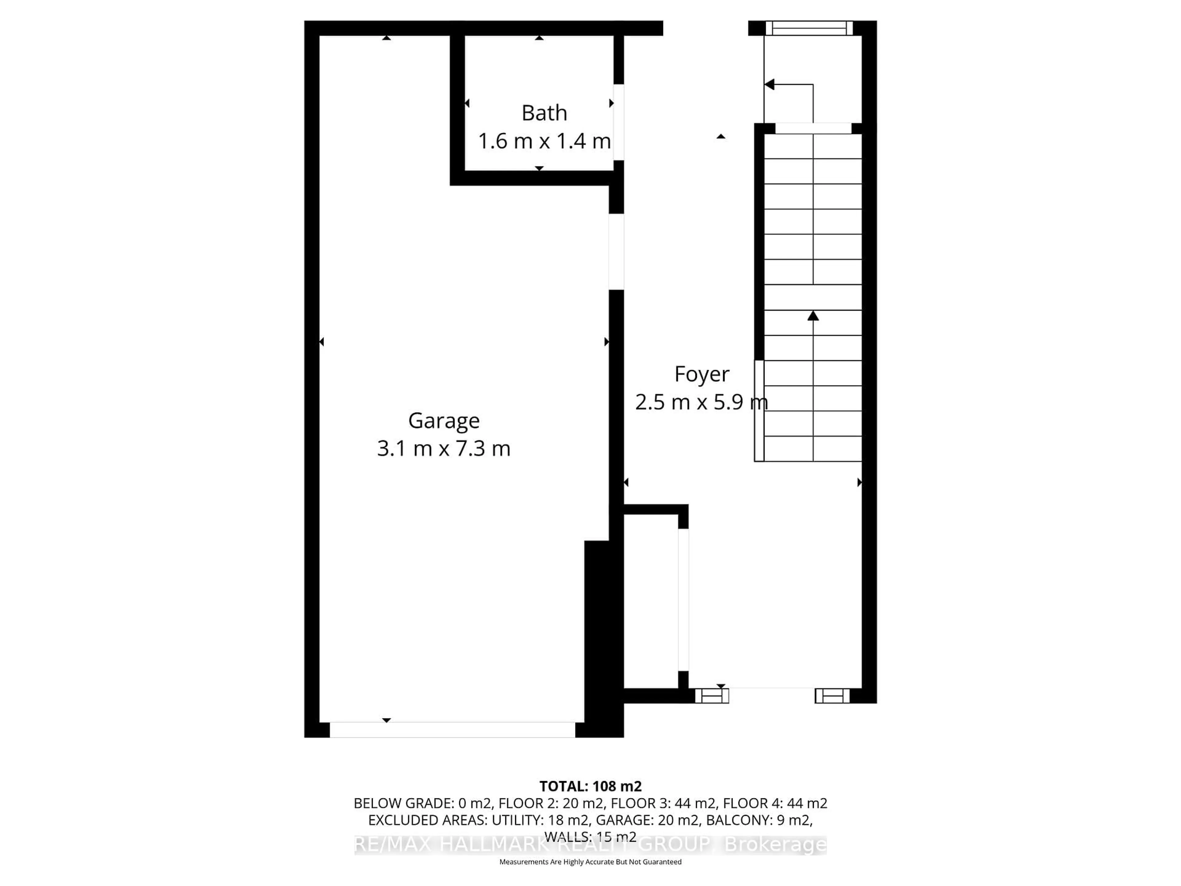 Floor plan for 710 Reverie Private, Ottawa Ontario K2S 0T9