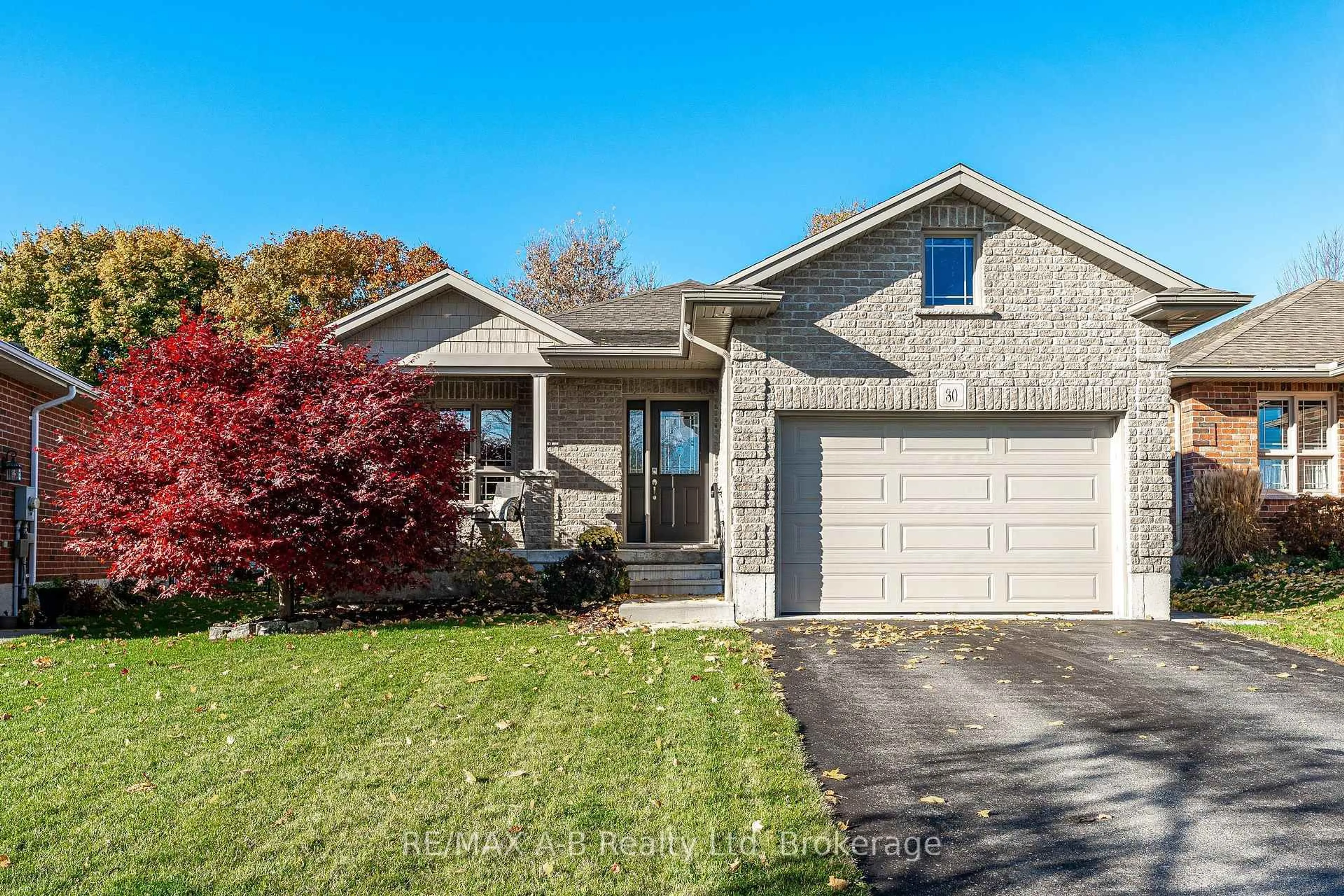 Home with brick exterior material, street for 30 Homefield Crt, St. Marys Ontario N4X 0A4