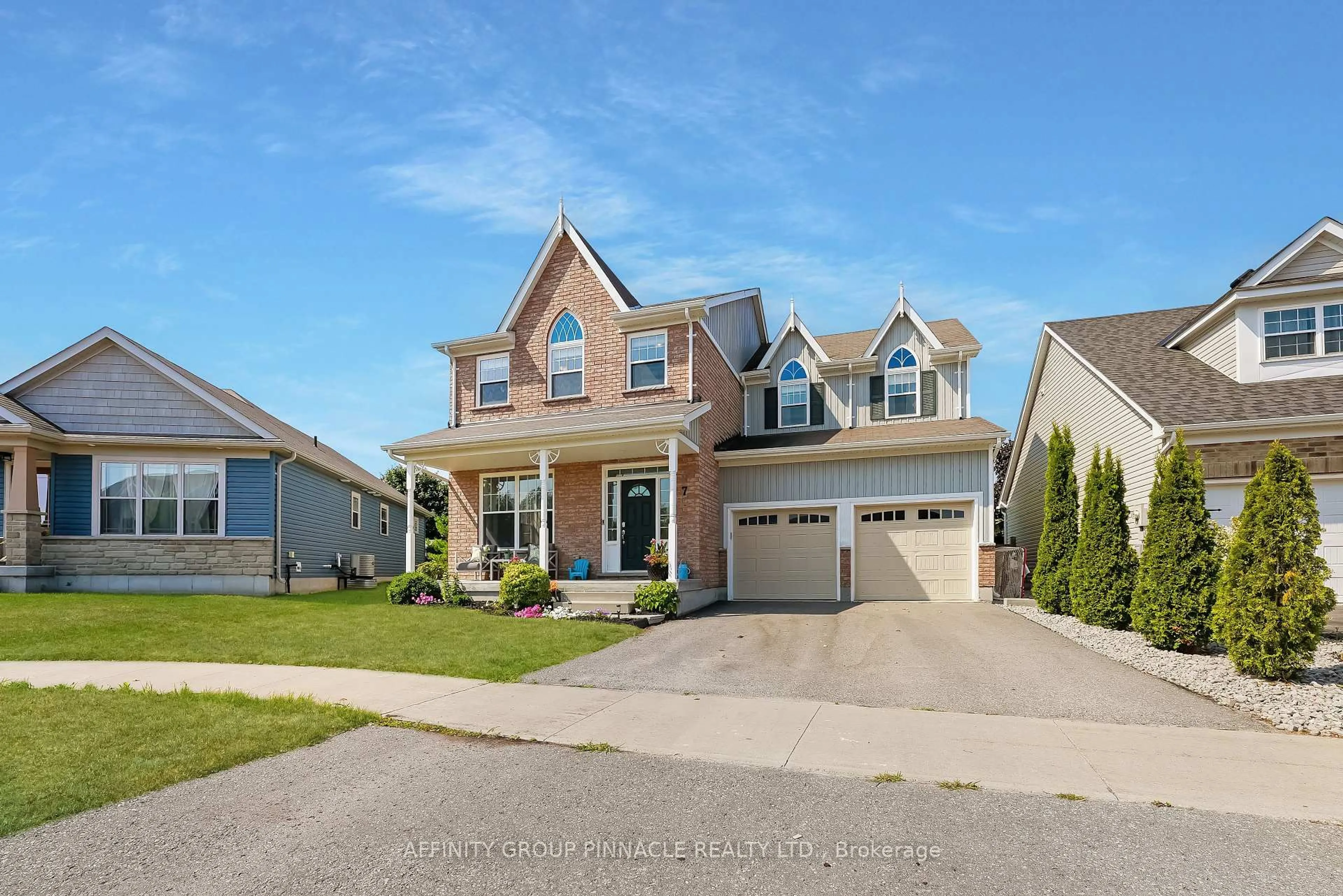 Home with vinyl exterior material, street for 7 Brackendale Tr, Kawartha Lakes Ontario K9V 0M2