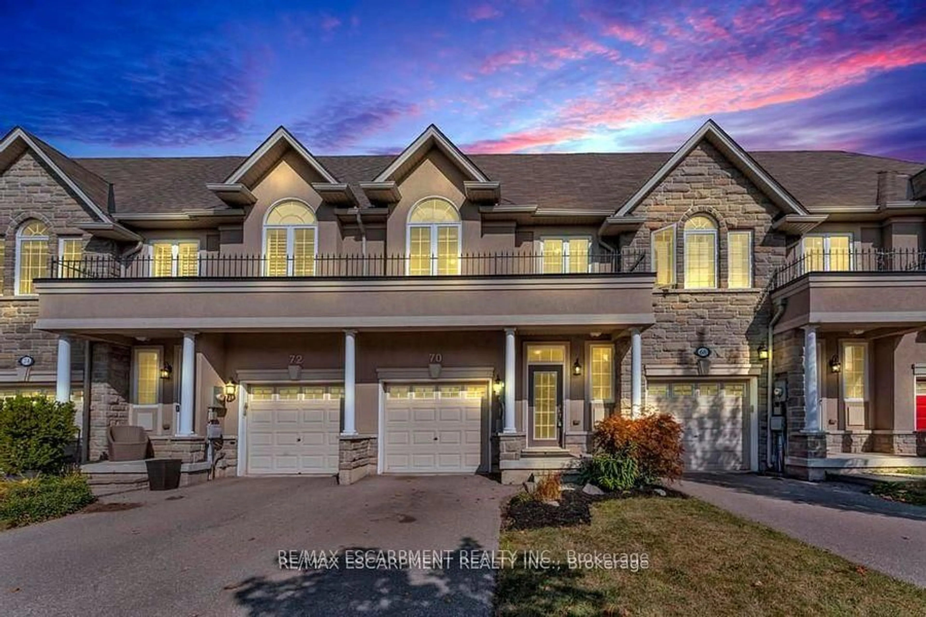 Home with brick exterior material, street for 70 Vinton Rd, Hamilton Ontario L9K 0G6