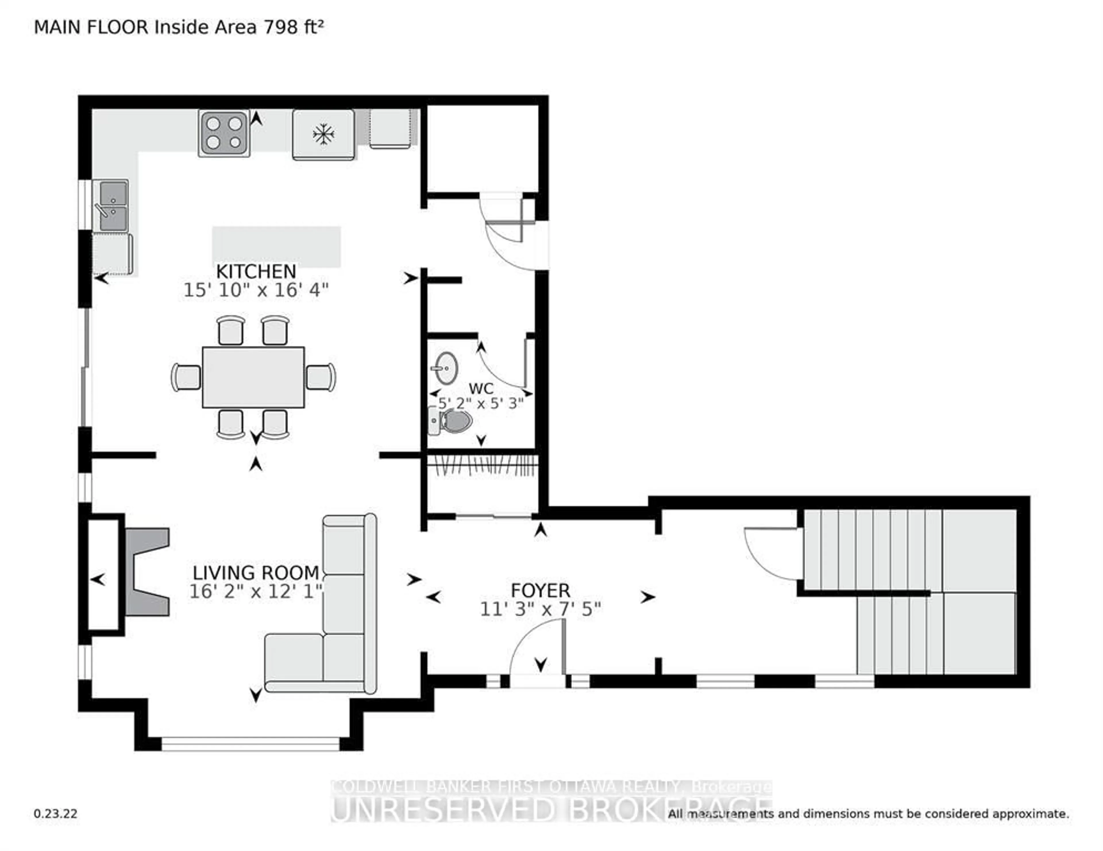 Floor plan for 101 Reliance Rdge, Ottawa Ontario K2V 0R4