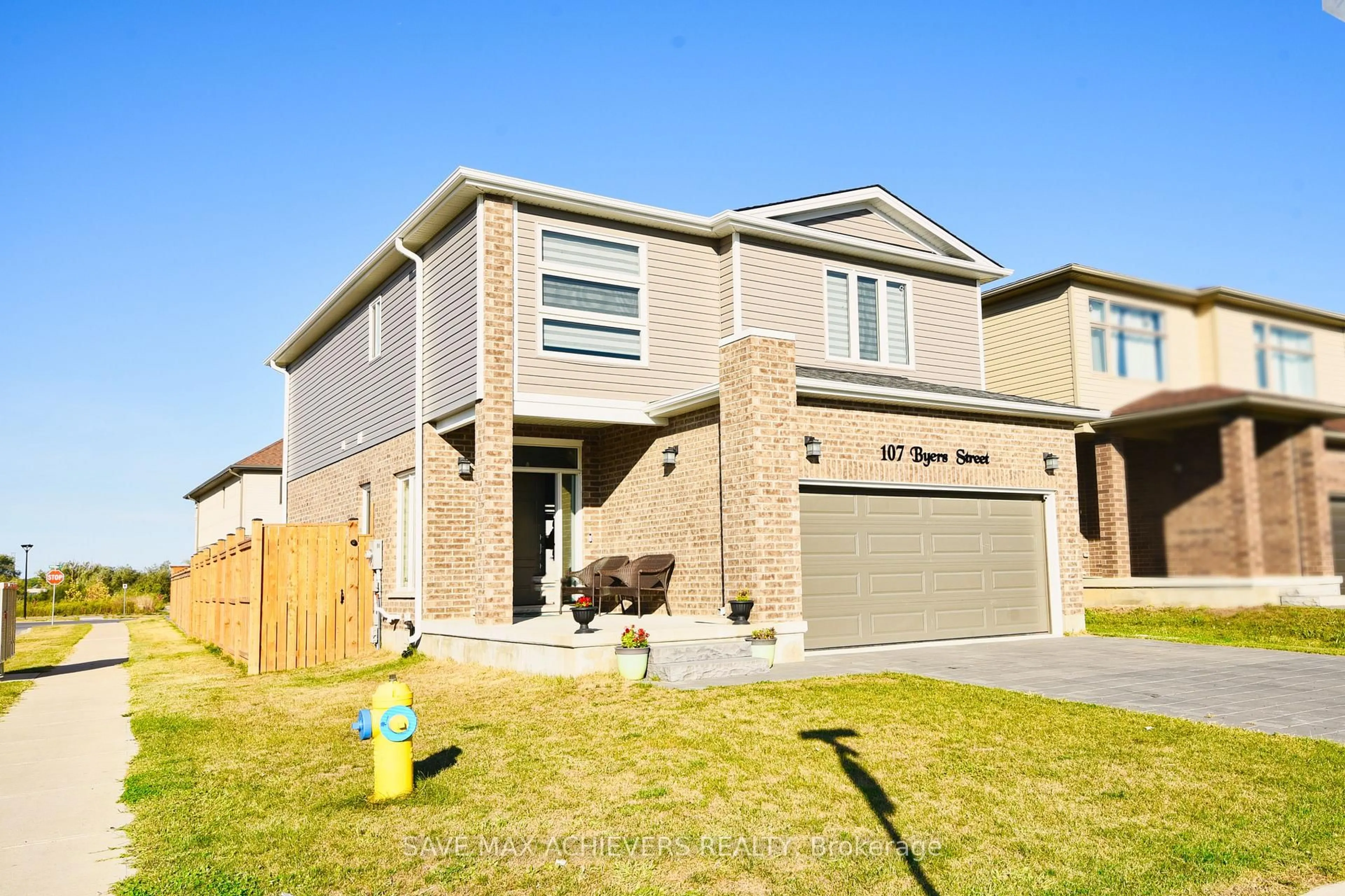 Home with brick exterior material, street for 107 Byers St, London South Ontario N6L 0E9