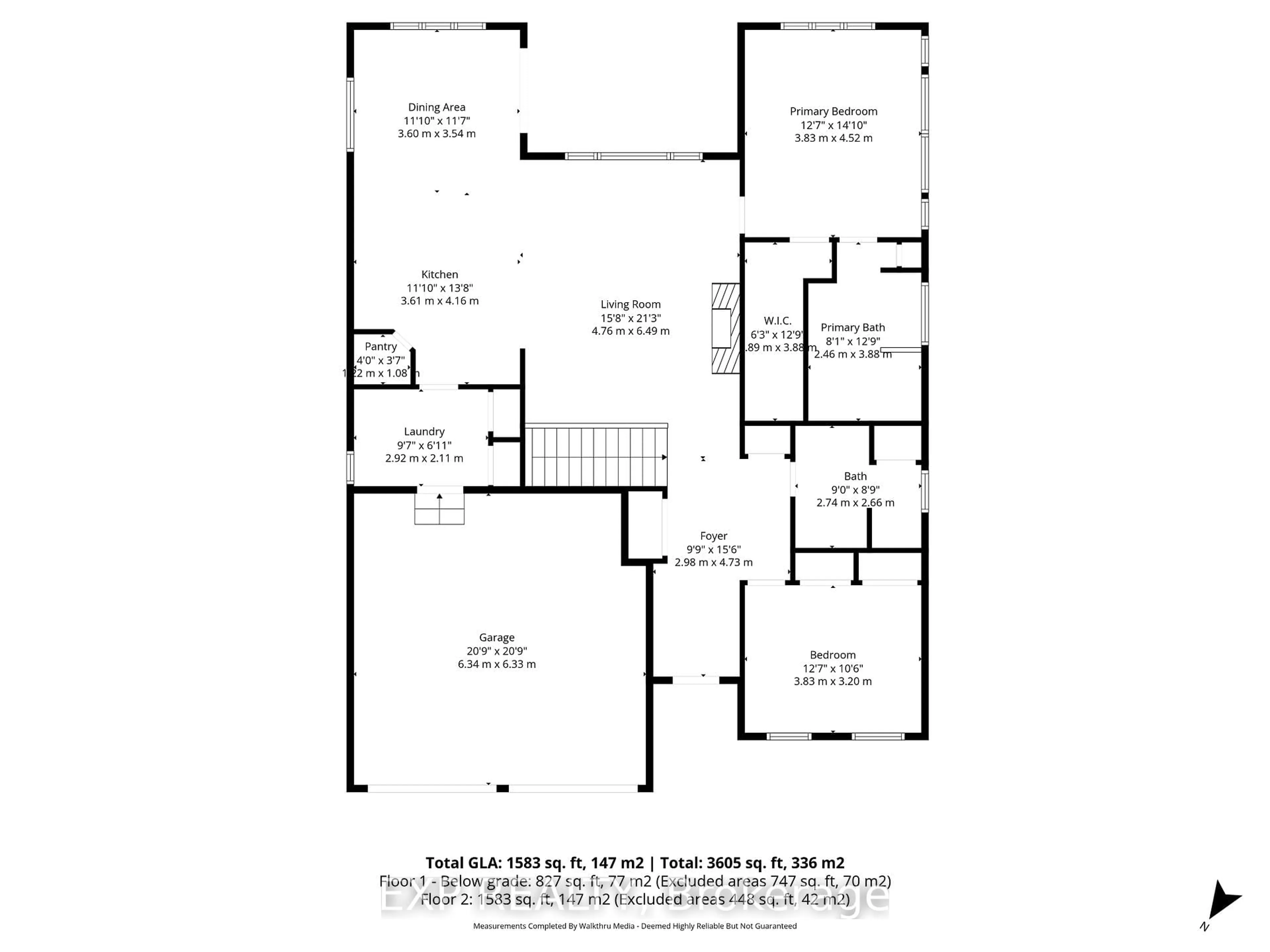 Floor plan for 493 Bennett Cres, Strathroy-Caradoc Ontario N0L 1W0
