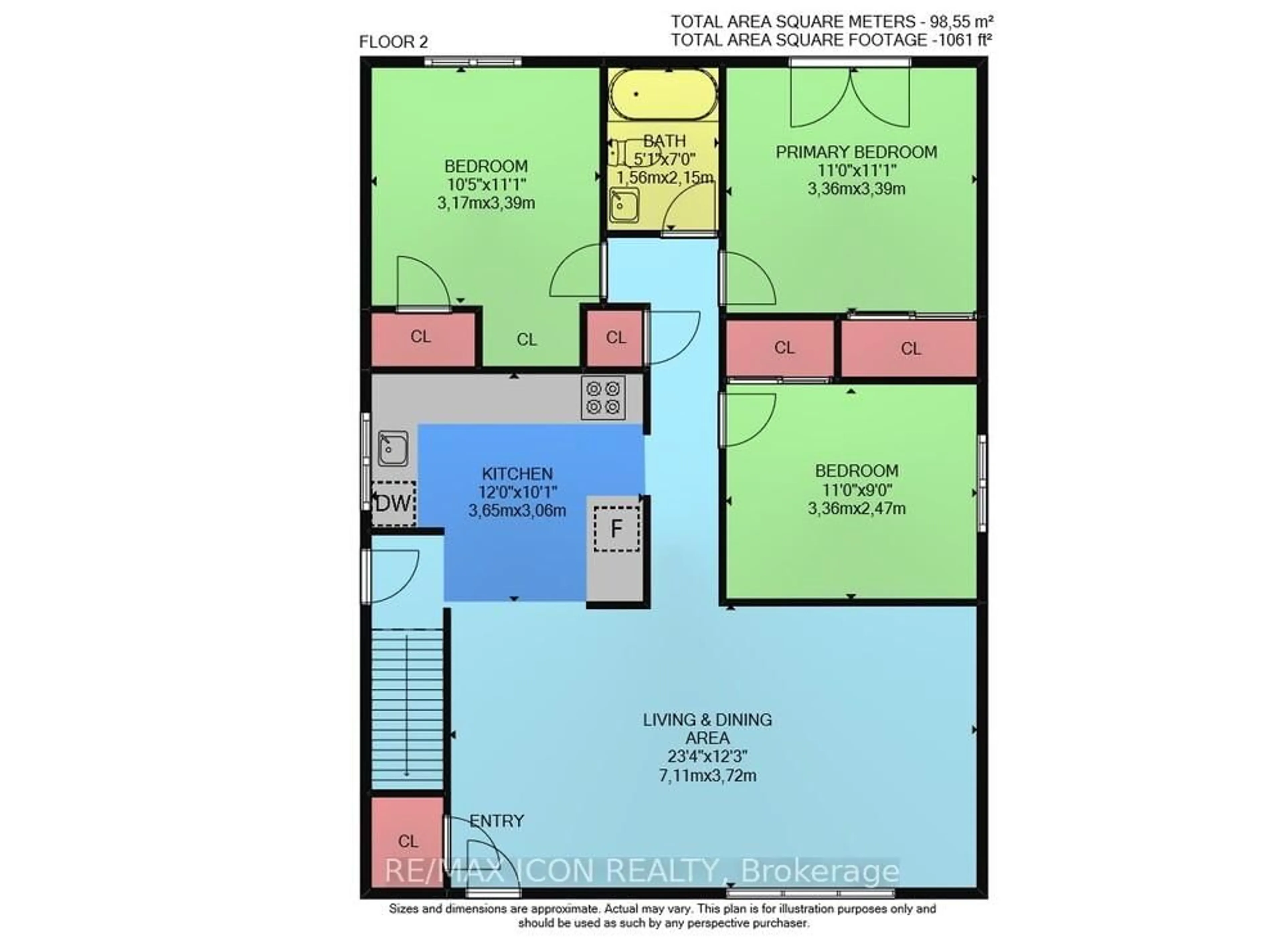 Floor plan for 115 Marlborough Ave, London South Ontario N5Z 3S5