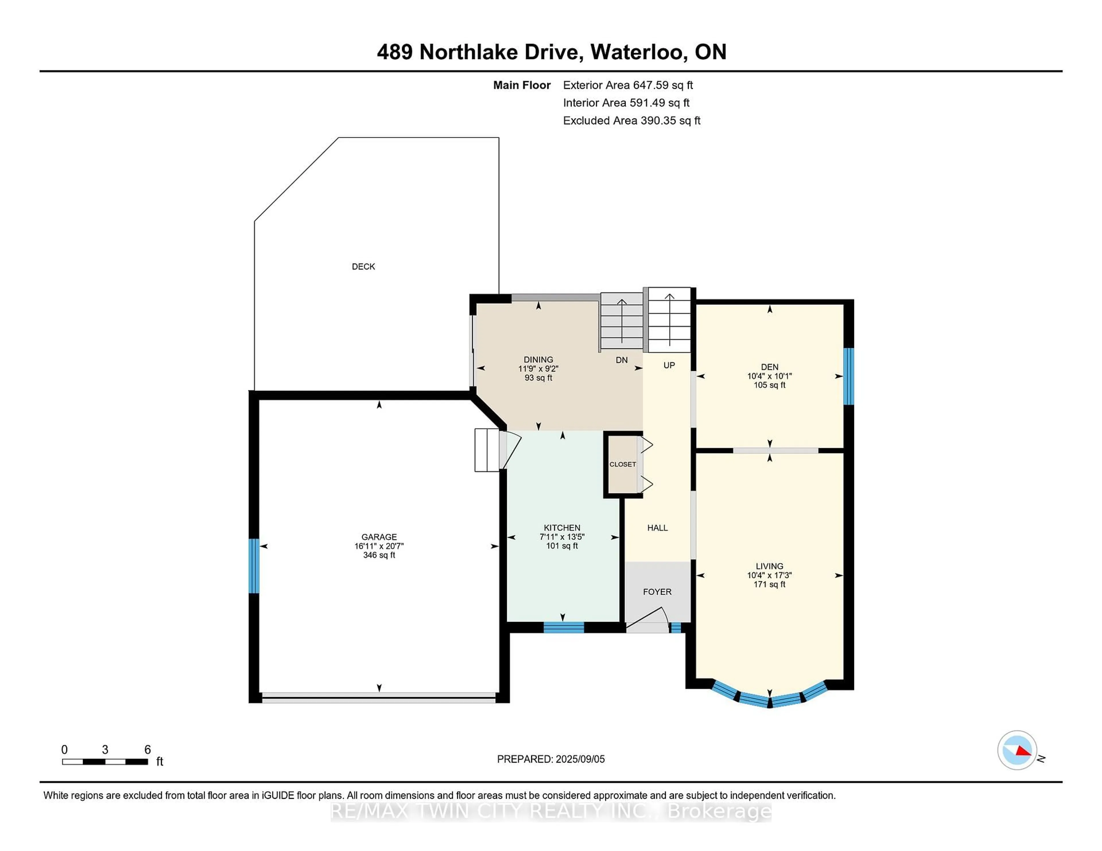 Floor plan for 489 Northlake Dr, Waterloo Ontario N2V 1V5