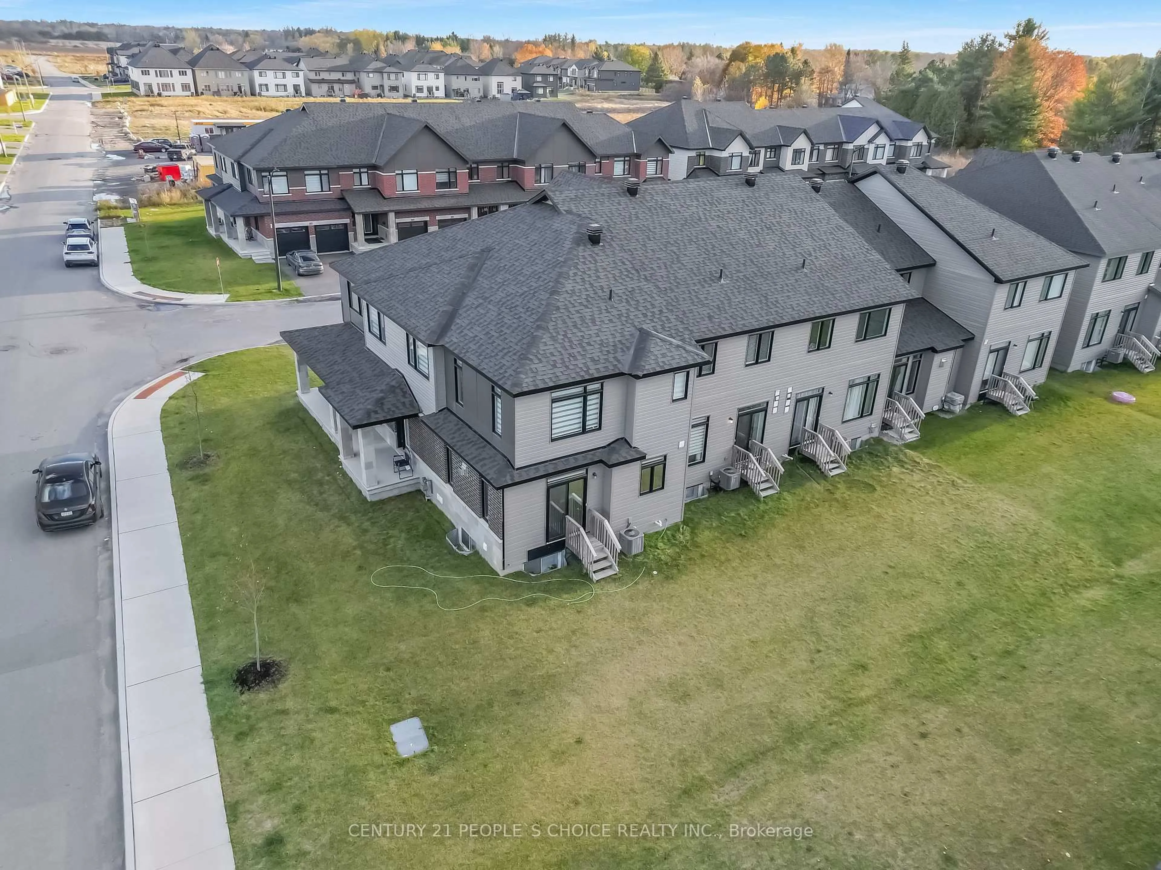 A pic from outside/outdoor area/front of a property/back of a property/a pic from drone, unknown for 300 Makobe Lane, Ottawa Ontario K4M 0L9