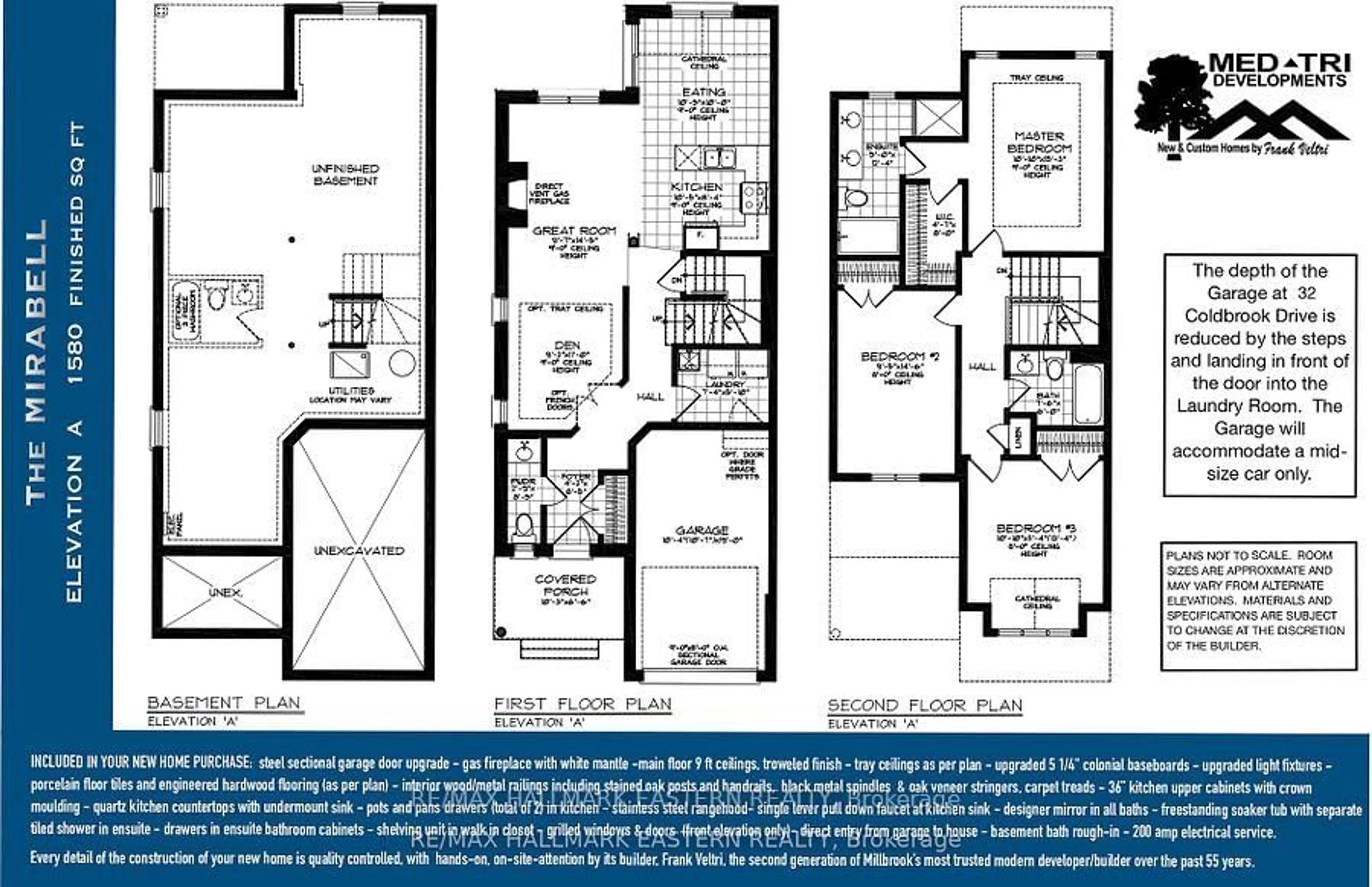 Floor plan for 32 Coldbrook Dr, Cavan Monaghan Ontario L0A 1G0