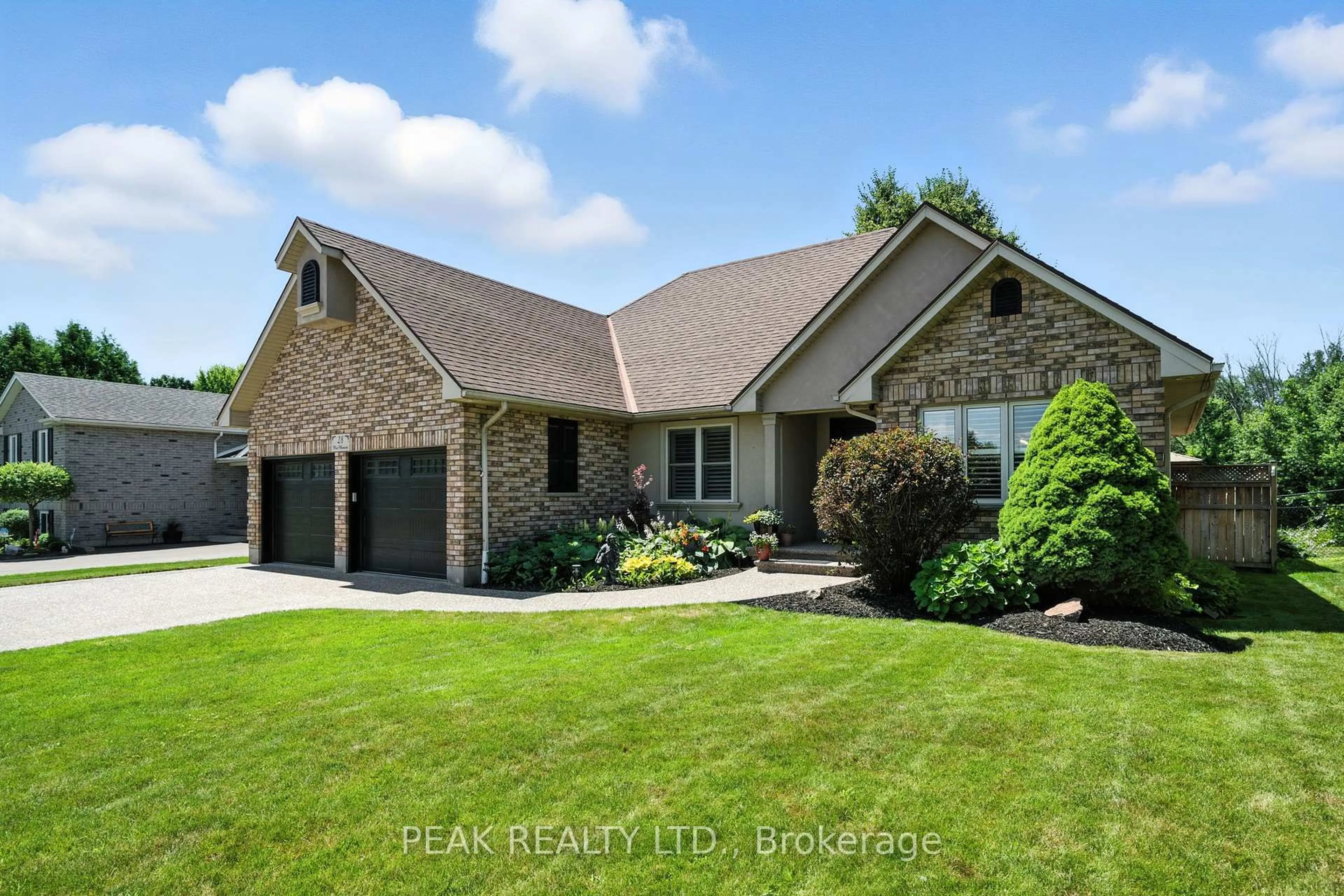 Home with brick exterior material, water/lake/river/ocean view for 28 Macpherson Dr, Brant Ontario N3L 4C6