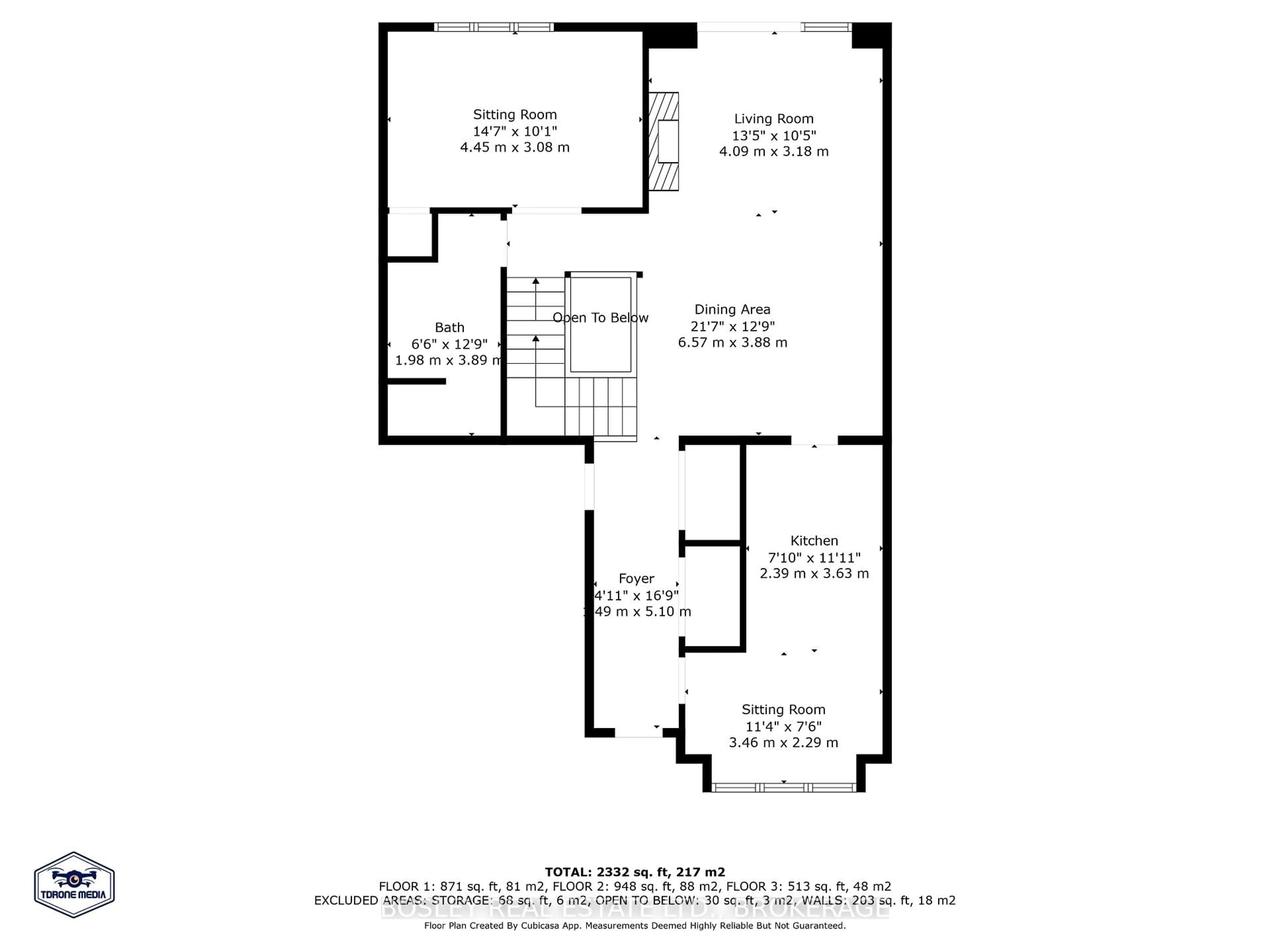 Floor plan for 575 Simcoe St #5, Niagara-on-the-Lake Ontario L0S 1J0