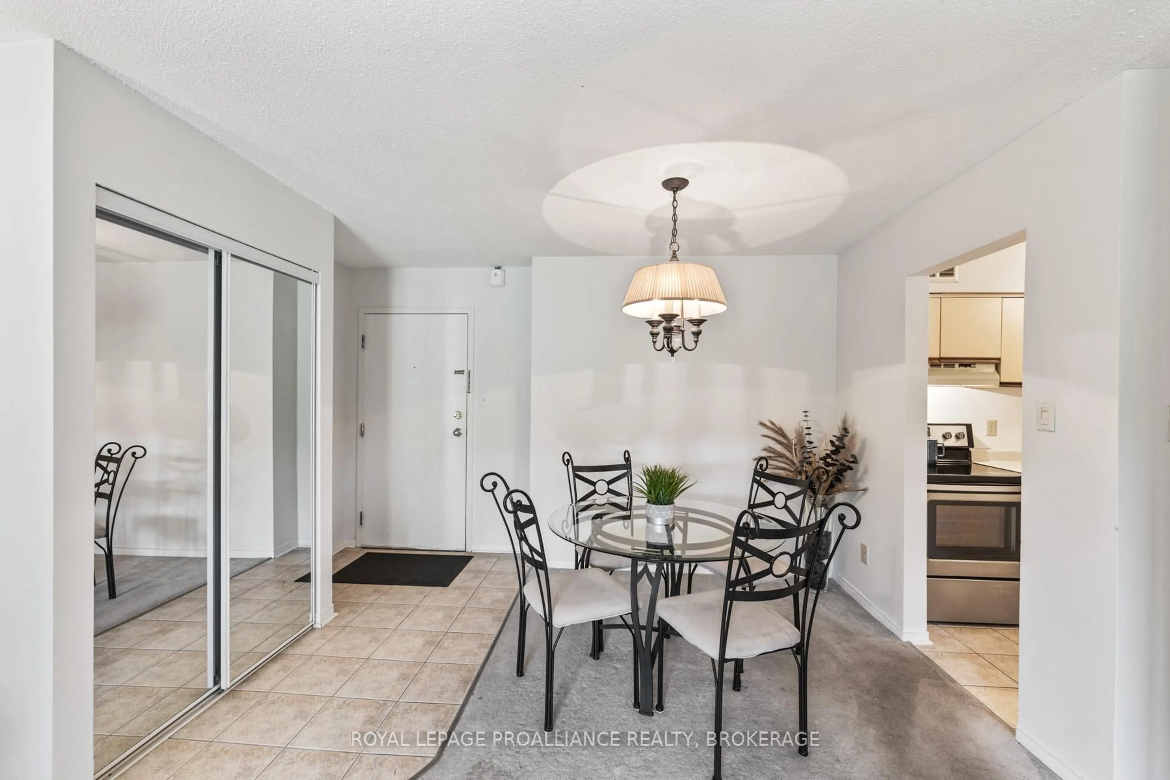 Dining room, ceramic/tile floor for 745 Davis Dr #106, Kingston Ontario K7M 8J4