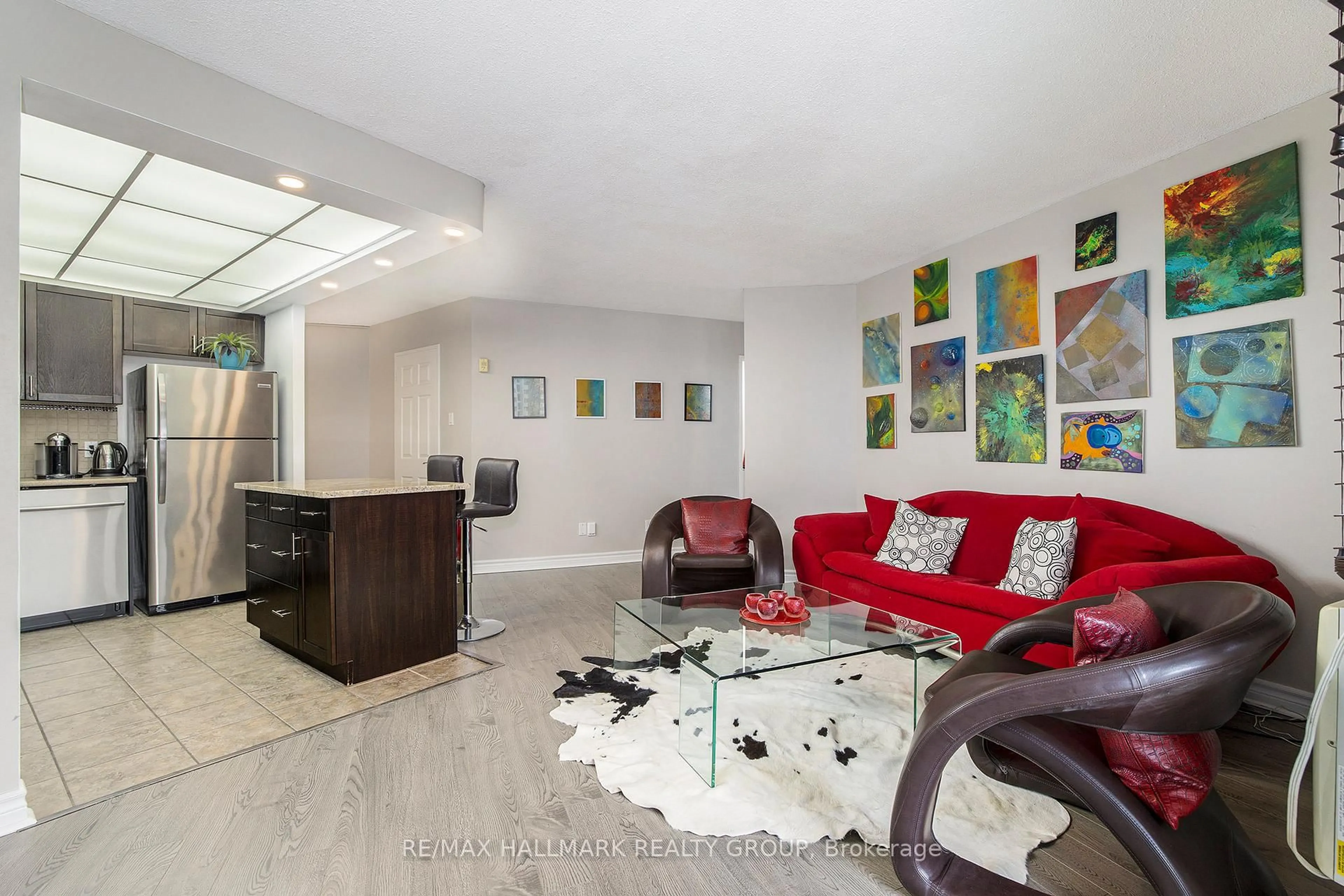 Living room with furniture, unknown for 1380 Prince Of Wales Dr #1005, Ottawa Ontario K2C 3N5