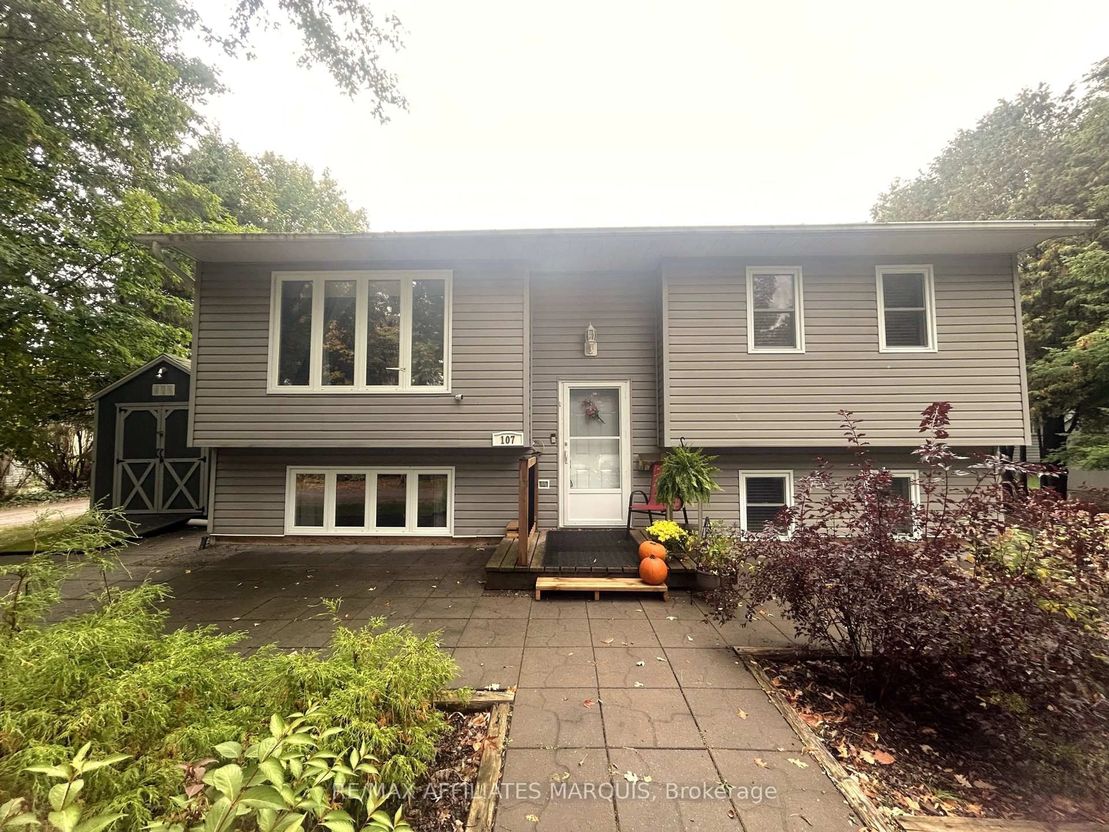 Home with vinyl exterior material, street for 26 Salmon Side Rd #107, Rideau Lakes Ontario K7A 4S5