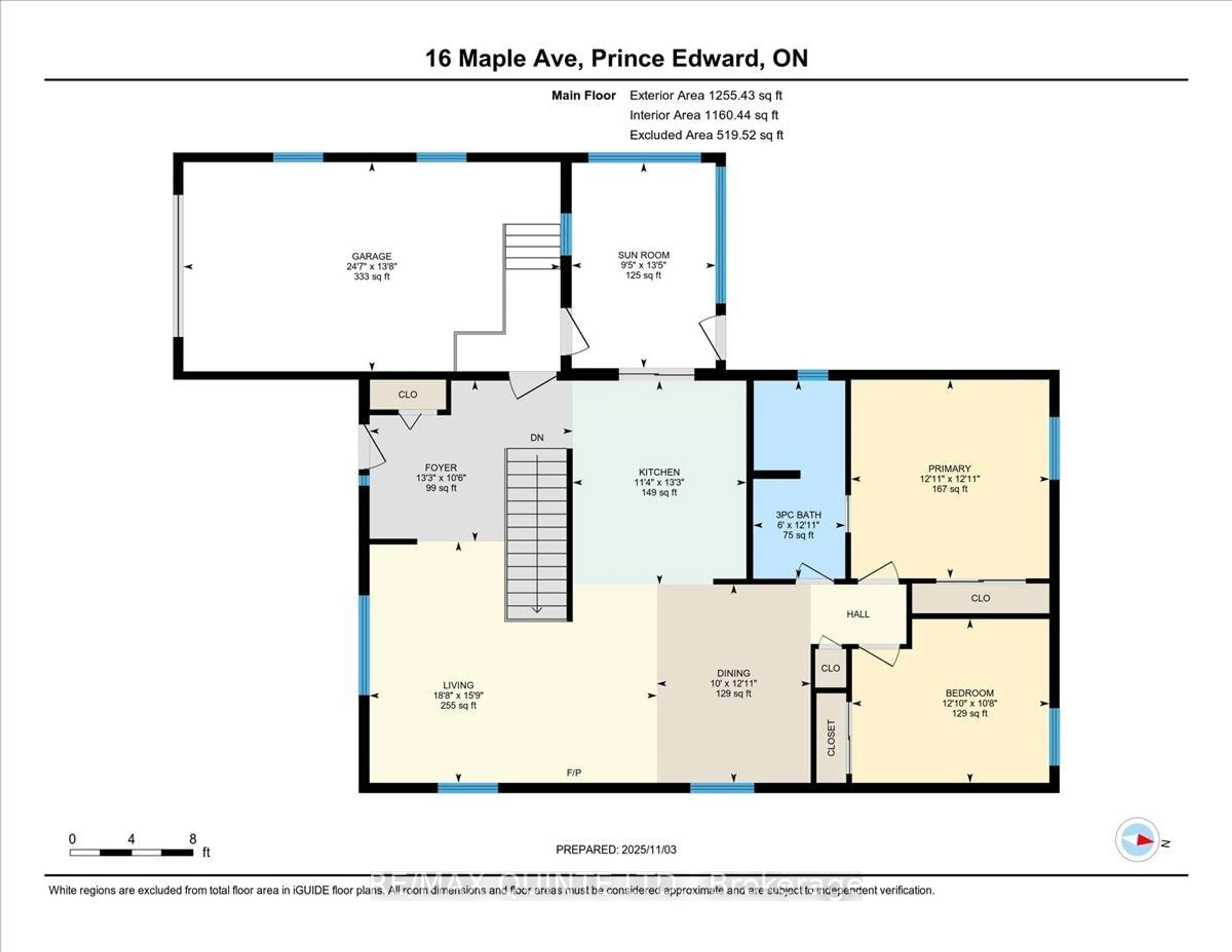 Floor plan for 16 Maple Ave, Prince Edward County Ontario K0K 2T0