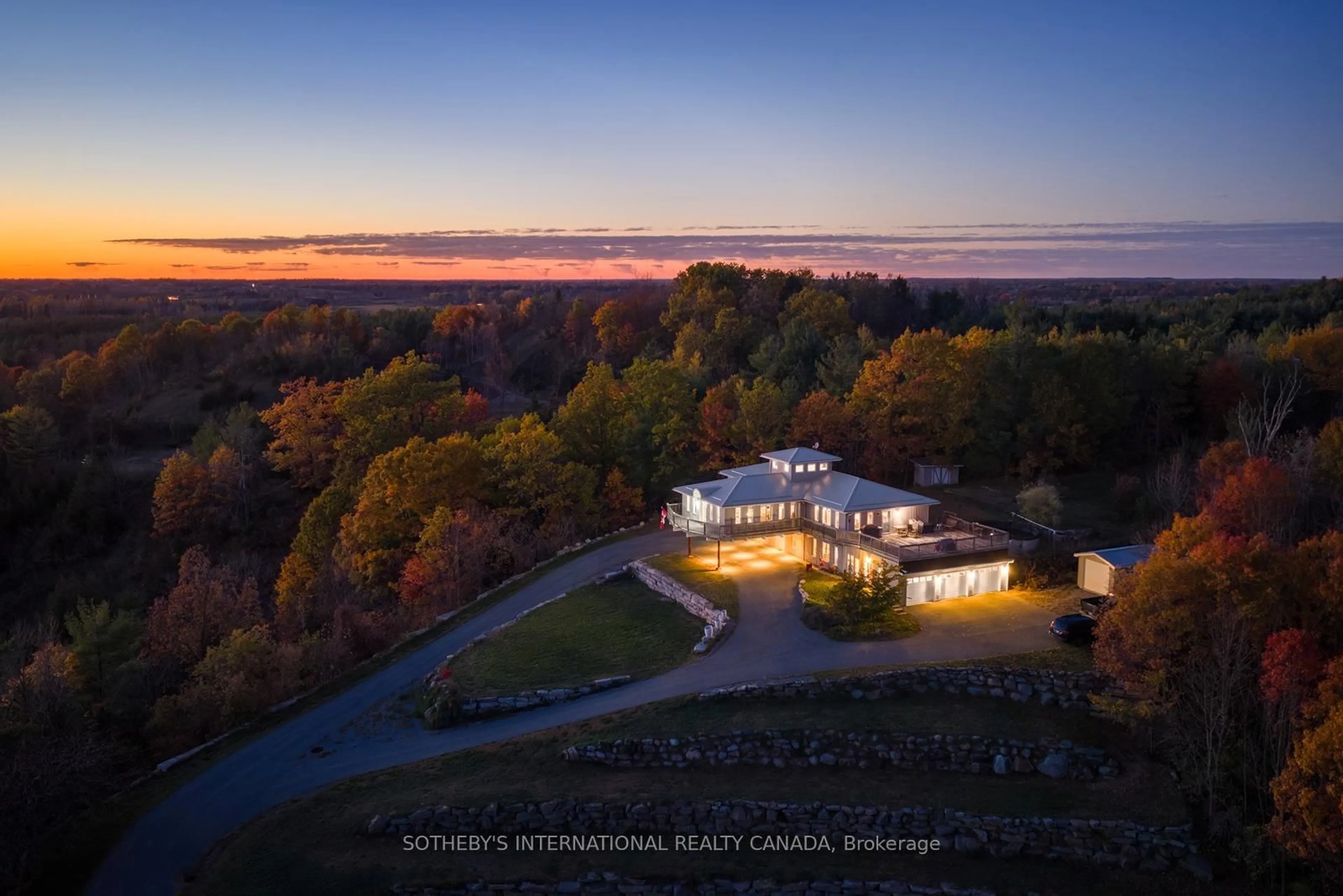 A pic from outside/outdoor area/front of a property/back of a property/a pic from drone, water/lake/river/ocean view for 4390 Highway 7, Asphodel-Norwood Ontario K0L 2V0