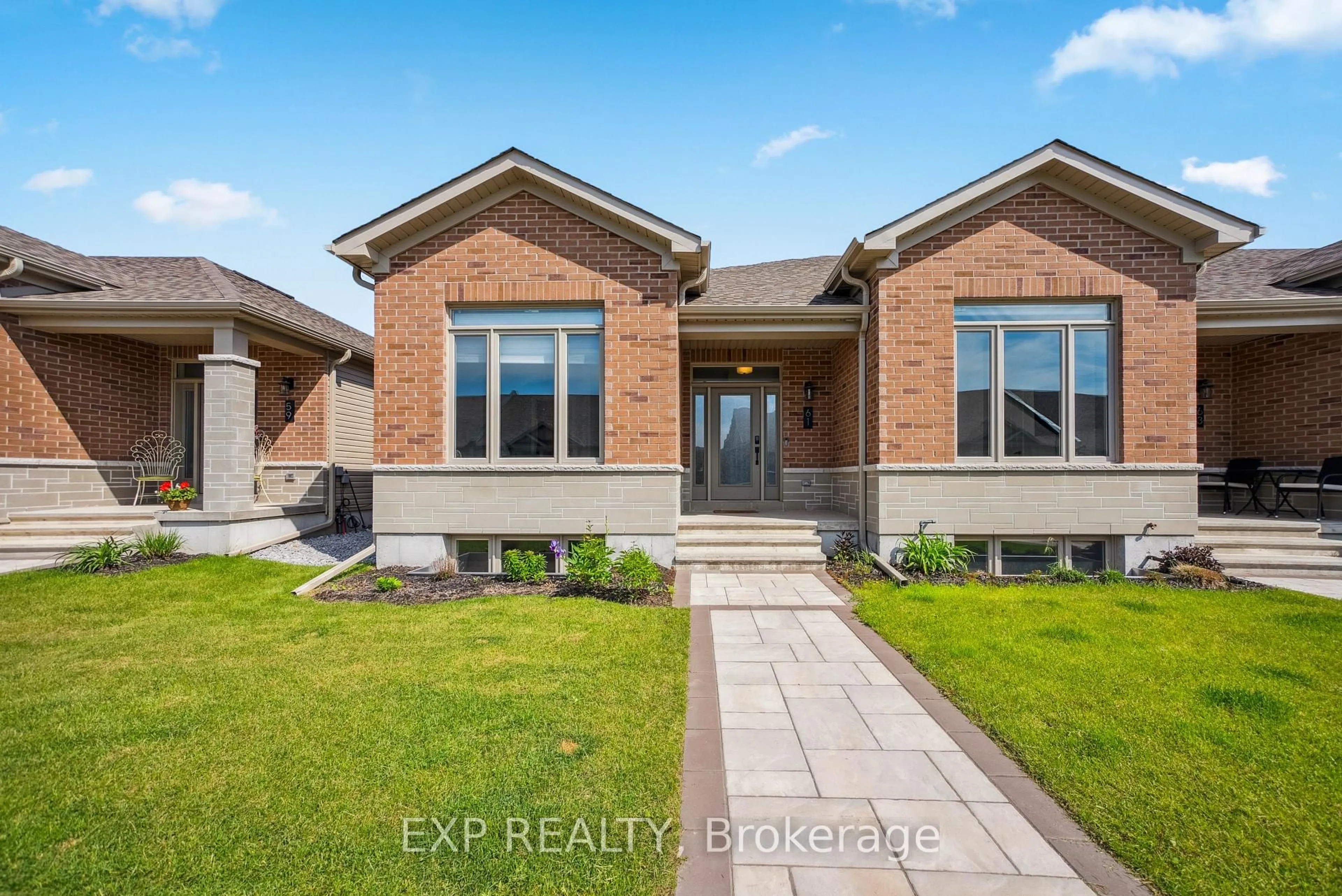 Home with brick exterior material, street for 61 Athabaska Dr, Belleville Ontario K8N 0T1