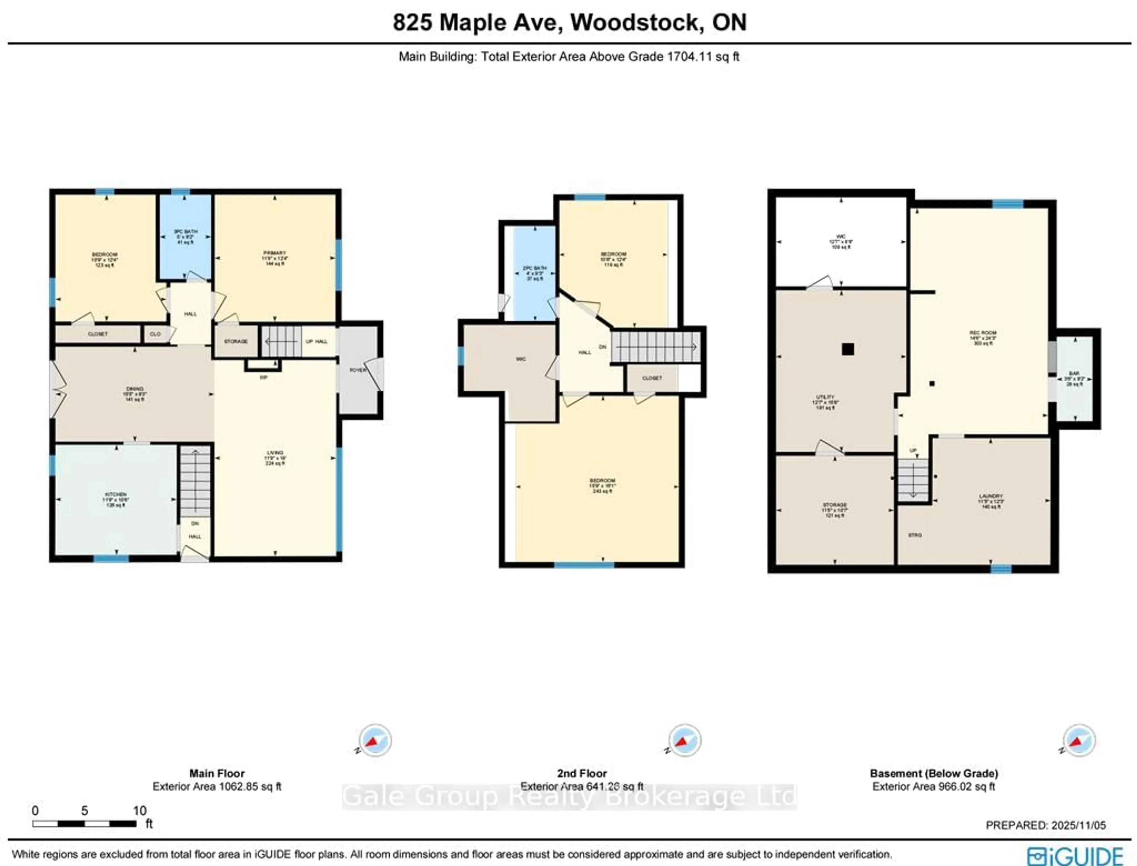 Floor plan for 825 Maple Ave, Woodstock Ontario N4S 2A5