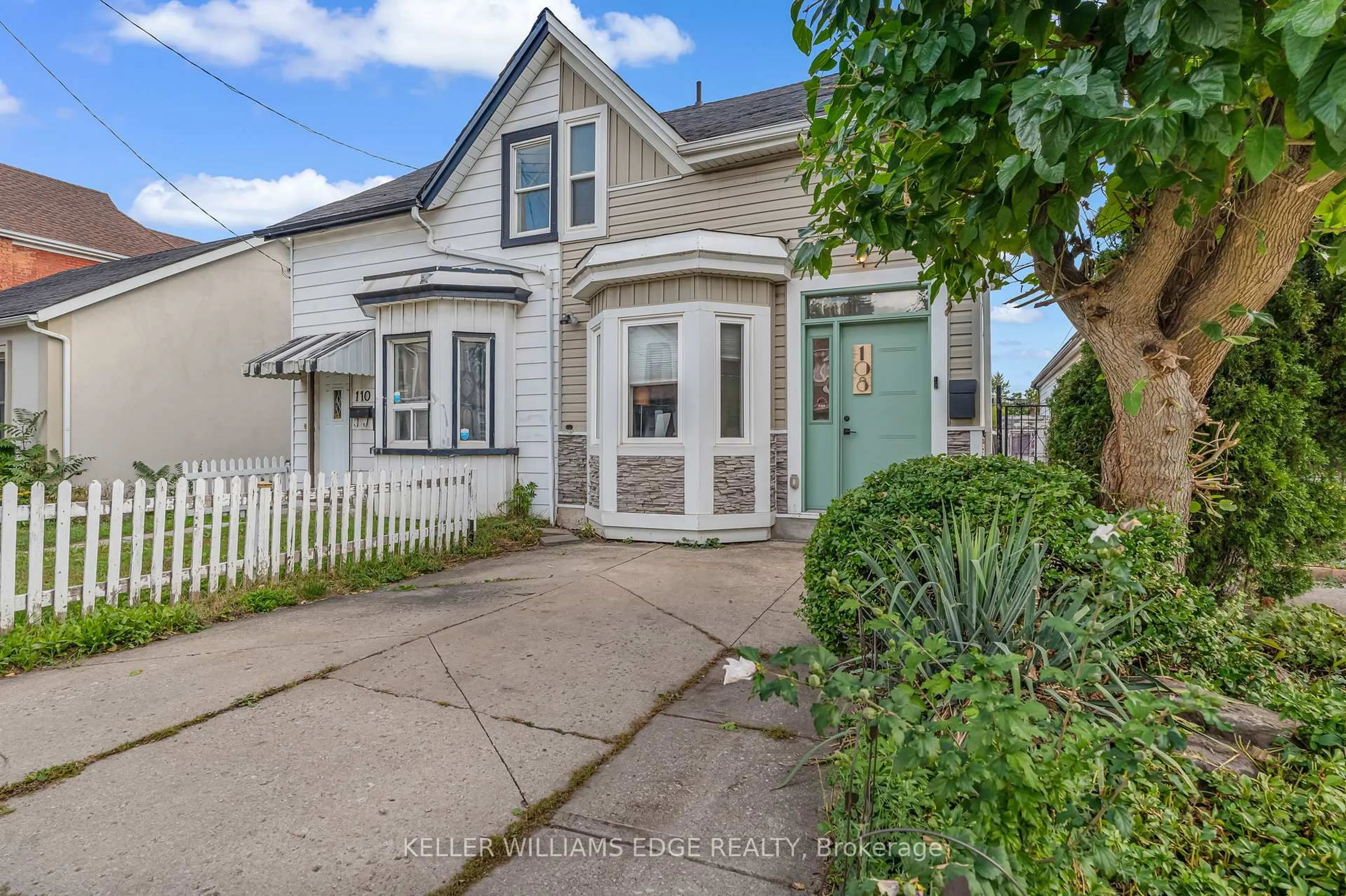 A pic from outside/outdoor area/front of a property/back of a property/a pic from drone, street for 108 Emerald St, Hamilton Ontario L8L 5K4