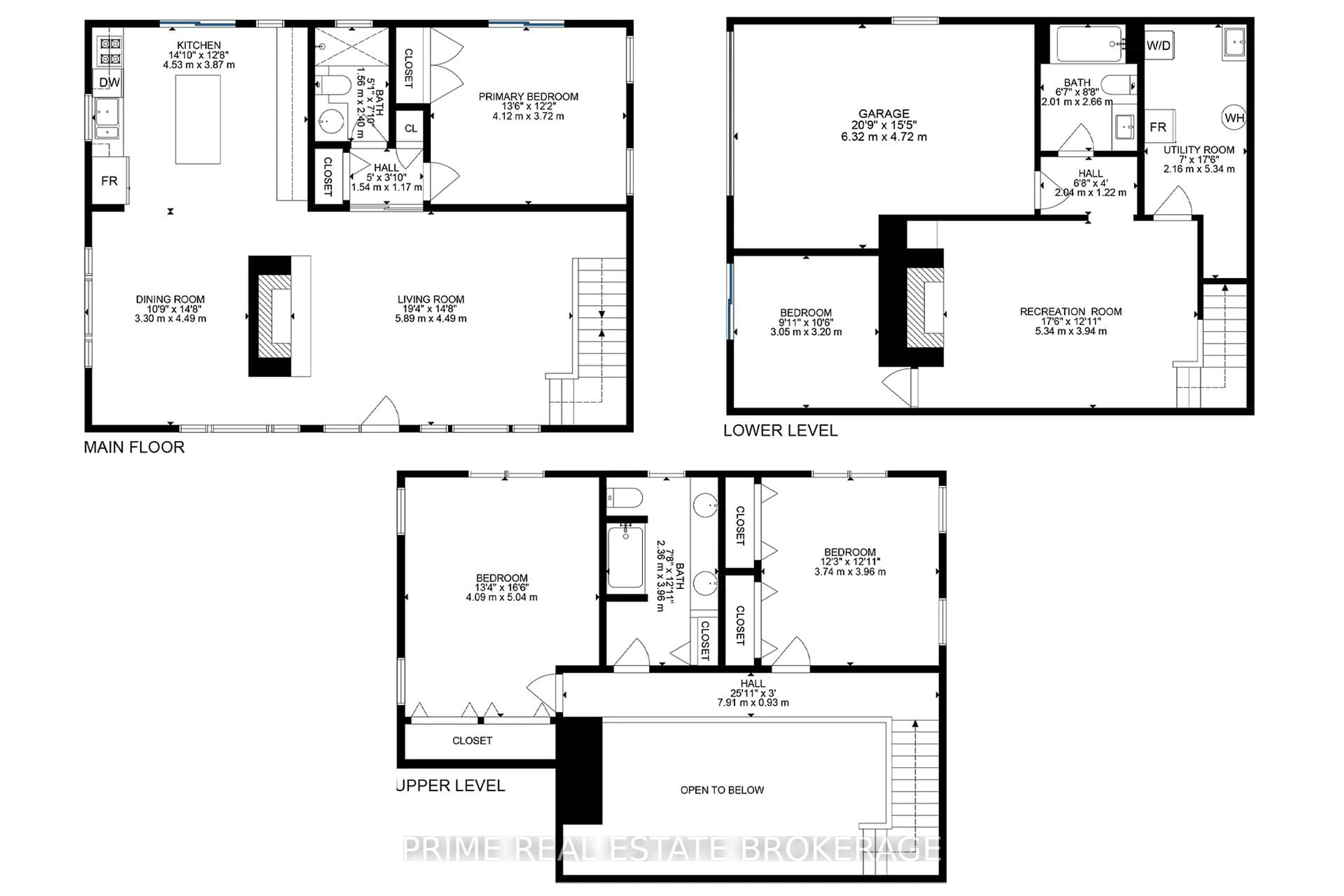 Floor plan for 10257 Woodpark Crt, Lambton Shores Ontario N0M 1T0