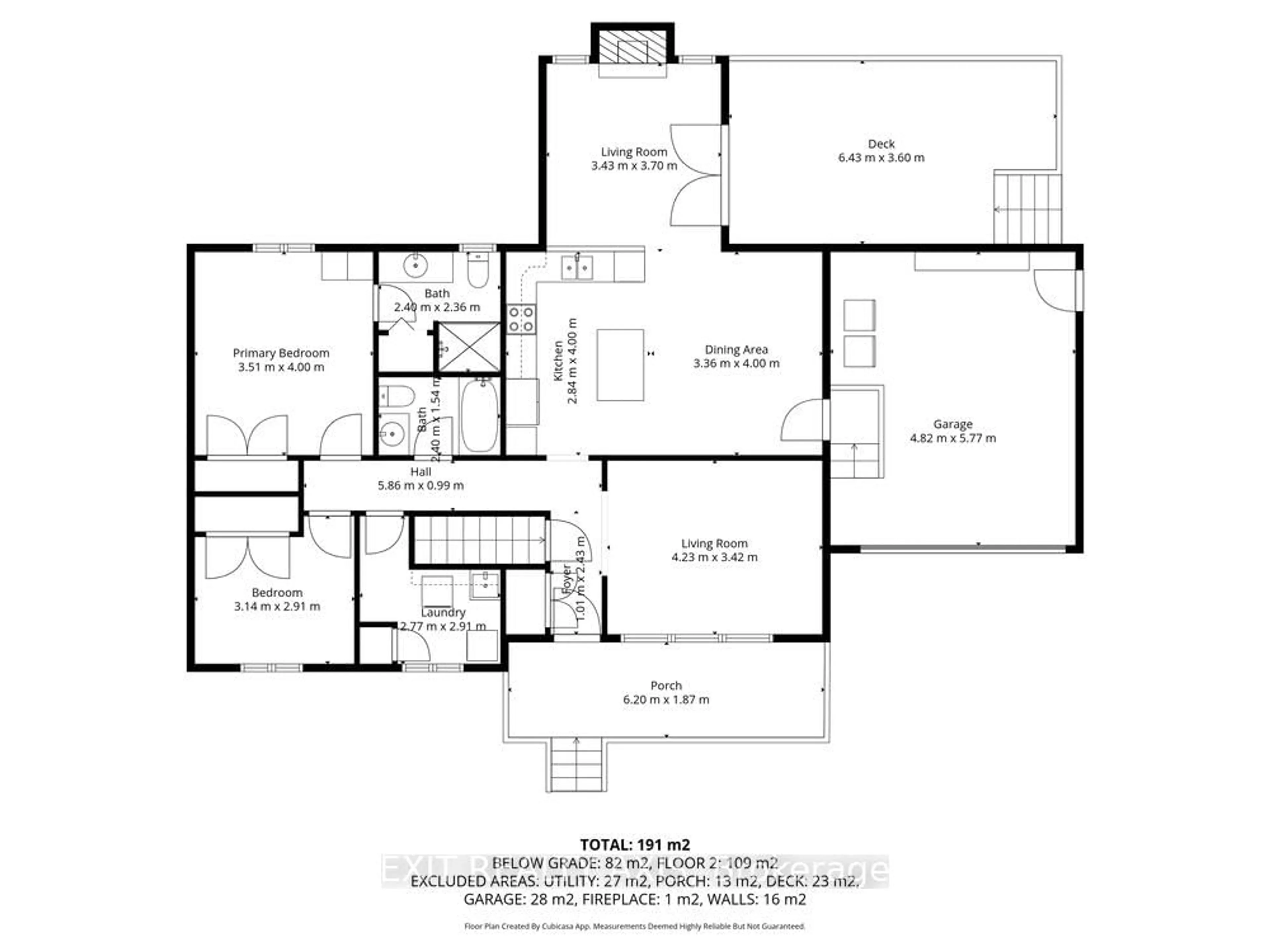 Floor plan for 5 Bay St, Rideau Lakes Ontario K0G 1P0