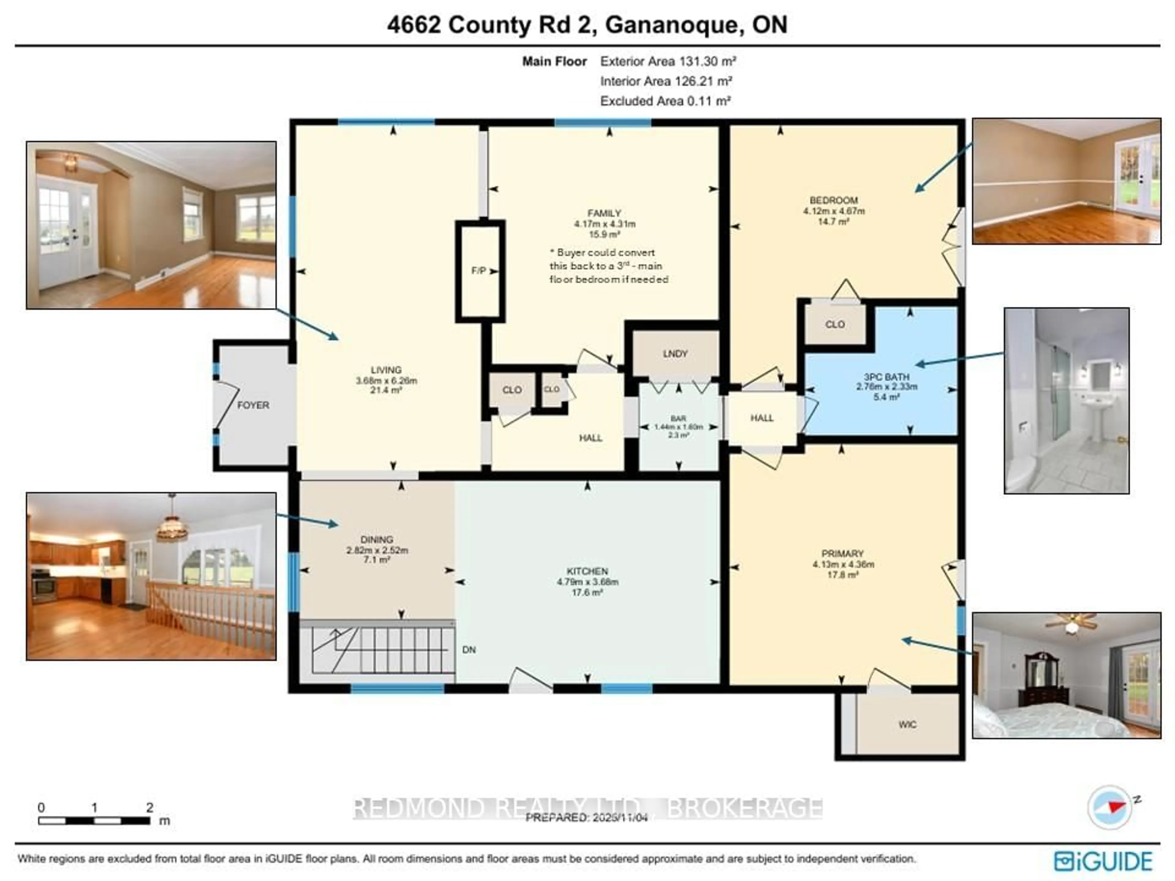 Floor plan for 4662 COUNTY 2 Rd, Gananoque Ontario K7G 2V6
