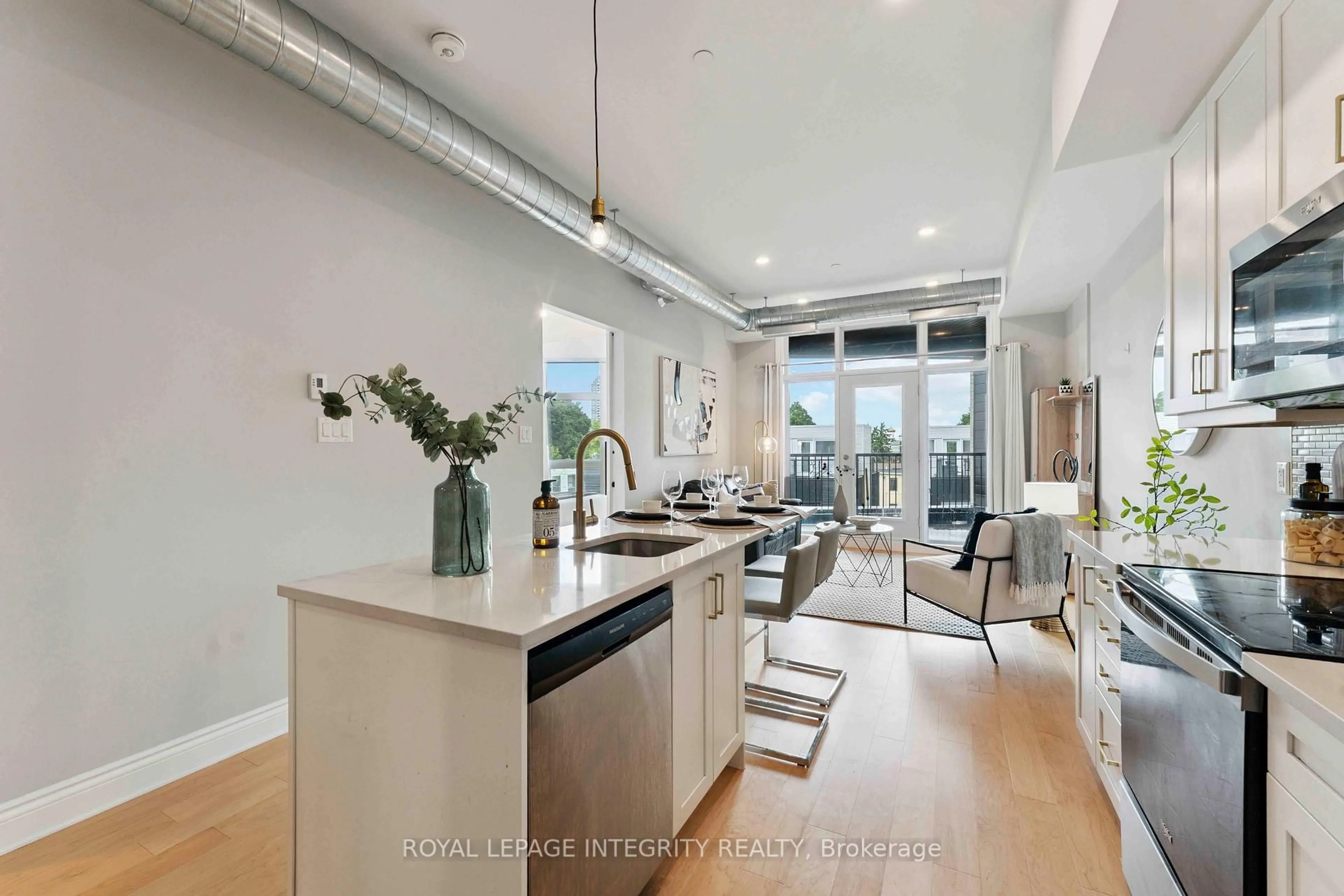 Open concept kitchen, unknown for 101 Pinhey St #302, Ottawa Ontario K1Y 1T7