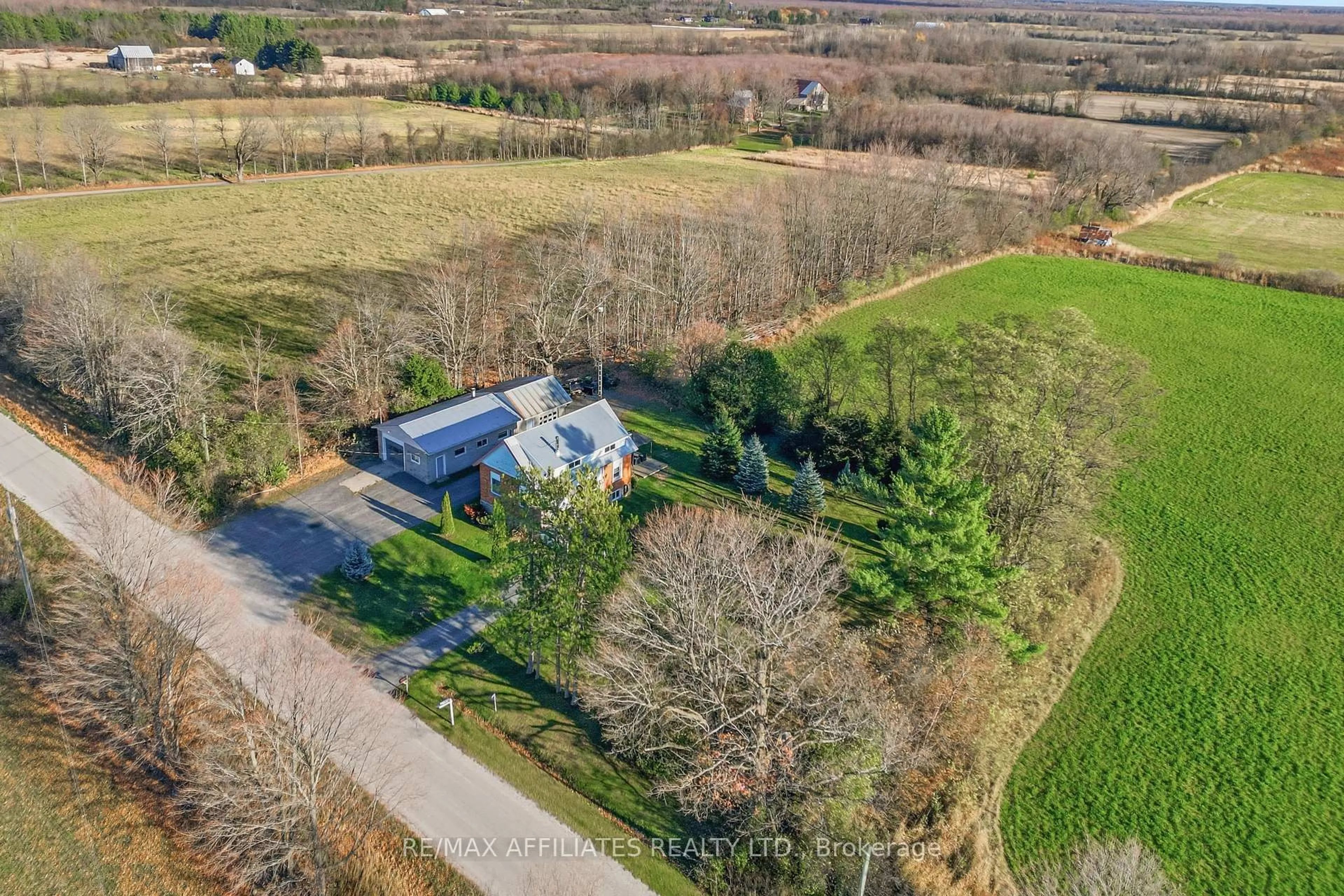 A pic from outside/outdoor area/front of a property/back of a property/a pic from drone, building for 2397 Drummond Con 10a Rd, Lanark Ontario K0G 1K0