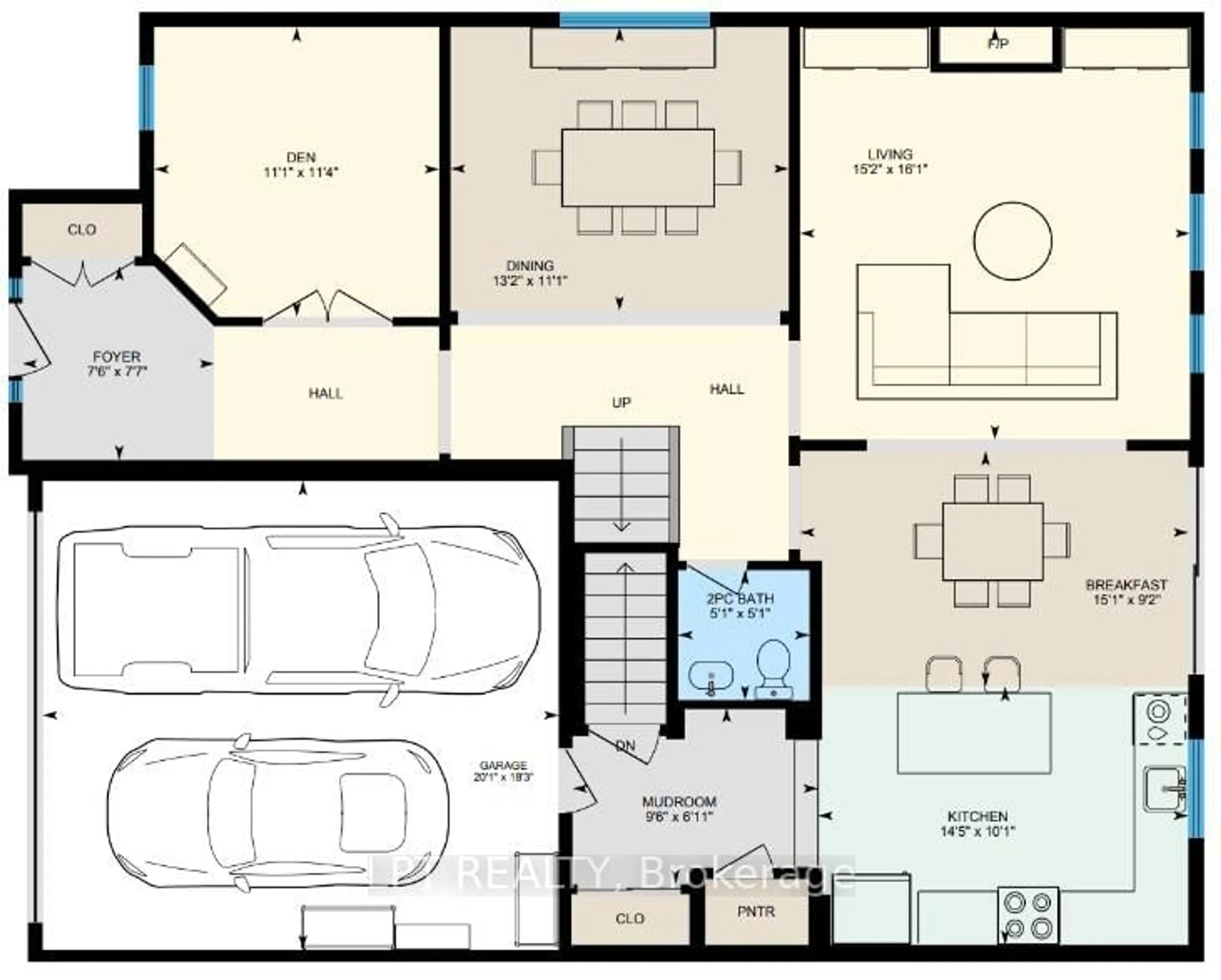 Floor plan for 1022 Showman St, Richmond Ontario K0A 2Z0