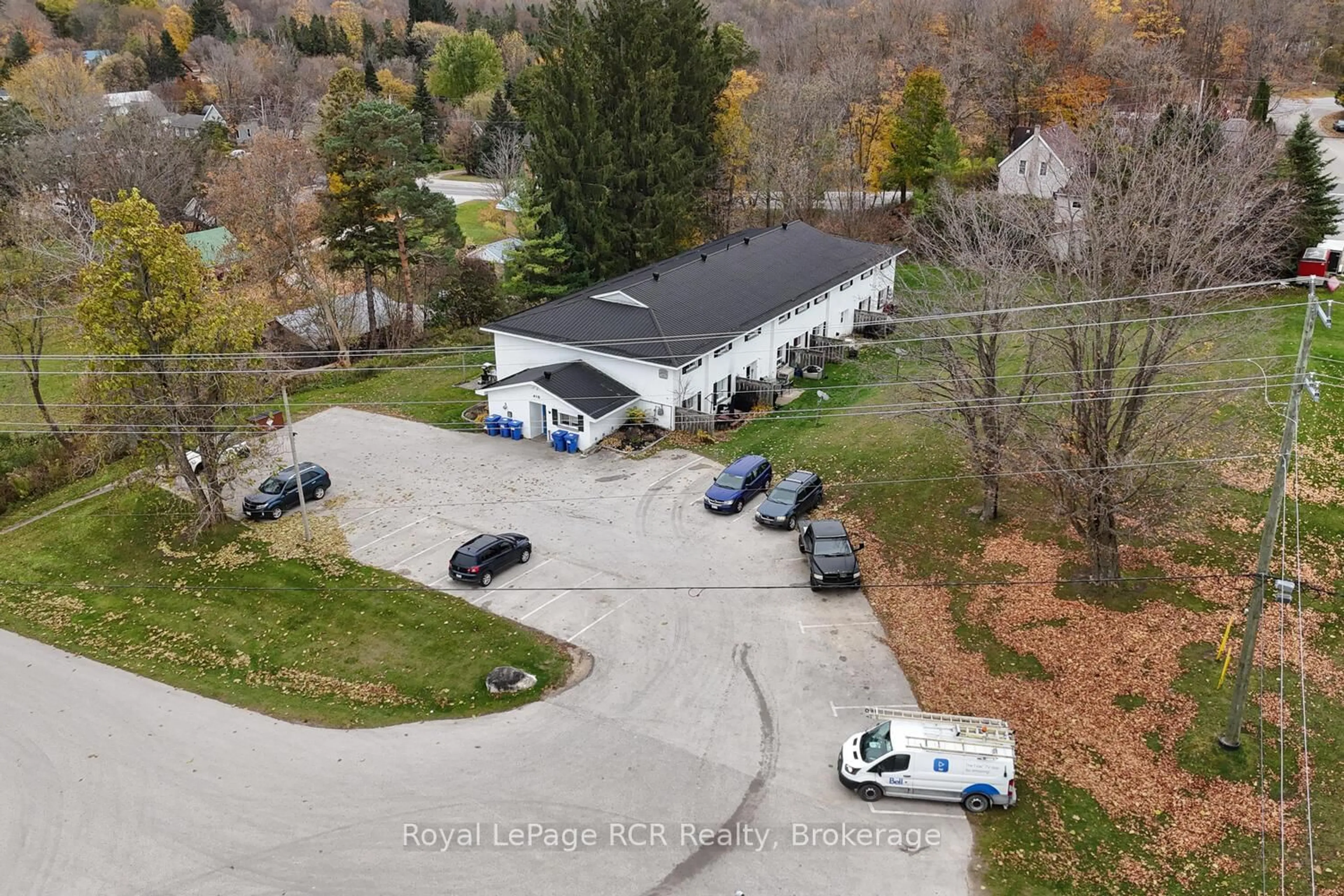 A pic from outside/outdoor area/front of a property/back of a property/a pic from drone, mountain view for 415 Main St, Georgian Bluffs Ontario N0H 2K0