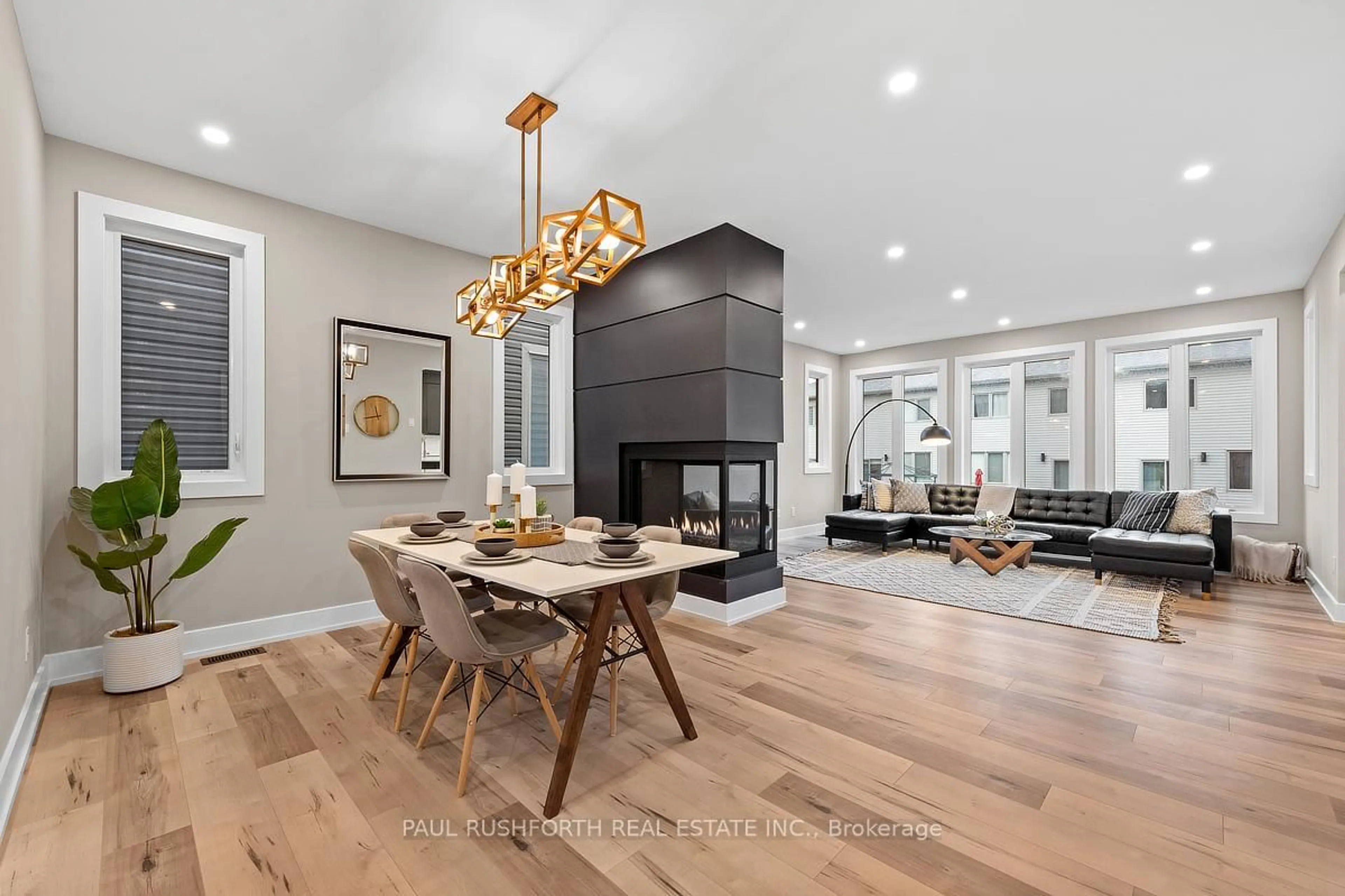 Open concept kitchen, wood/laminate floor for 123 Chandelle Private, Carp Ontario K0A 1L0