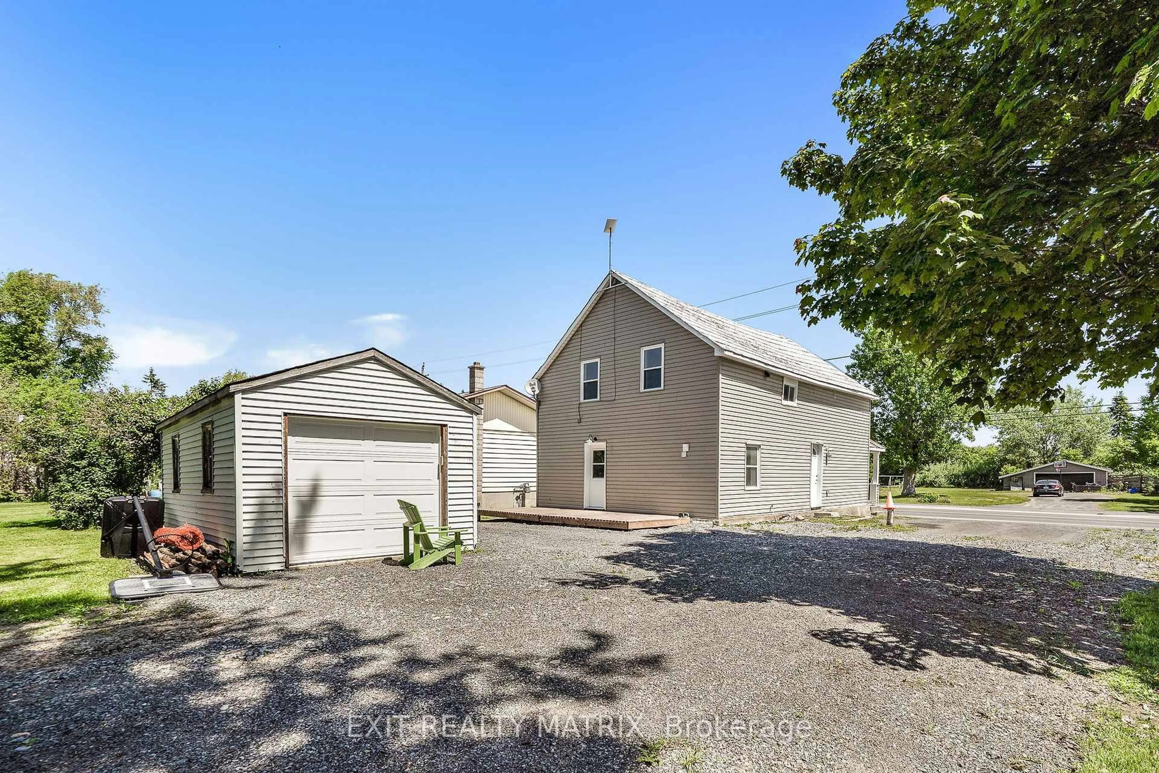 A pic from outside/outdoor area/front of a property/back of a property/a pic from drone, street for 32 Cockburn St, North Stormont Ontario K0C 1G0