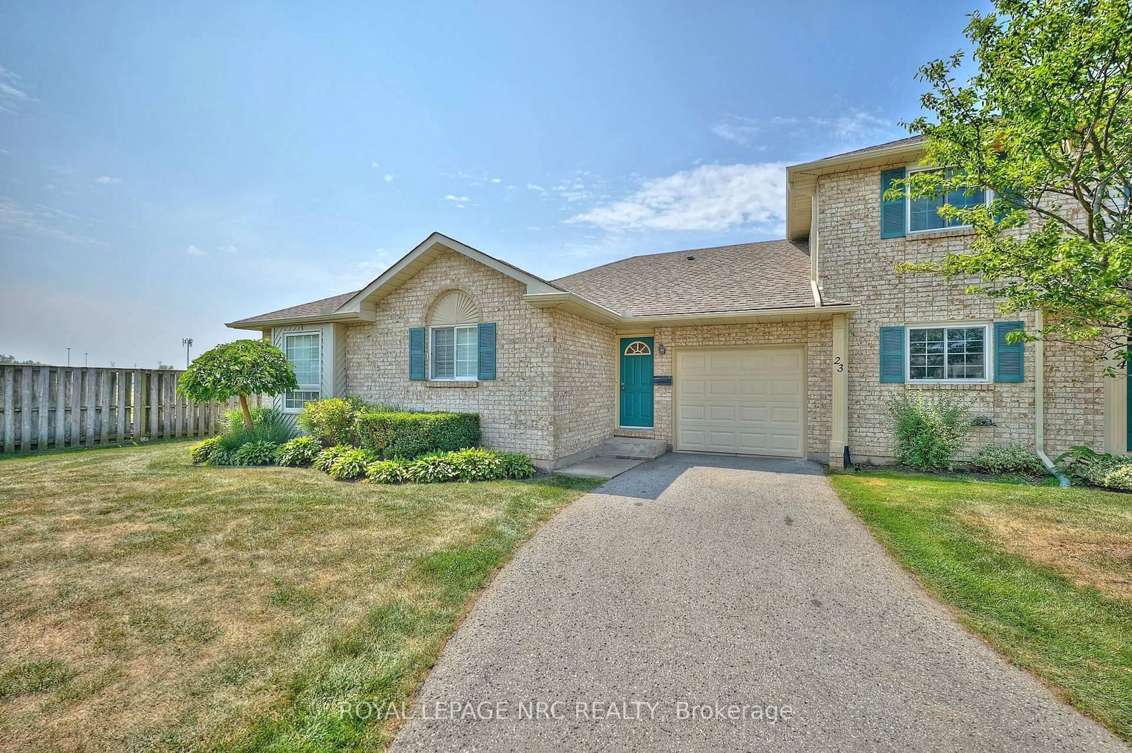 Home with brick exterior material, street for 7470 MONASTERY Dr #23, Niagara Falls Ontario L2H 3B3