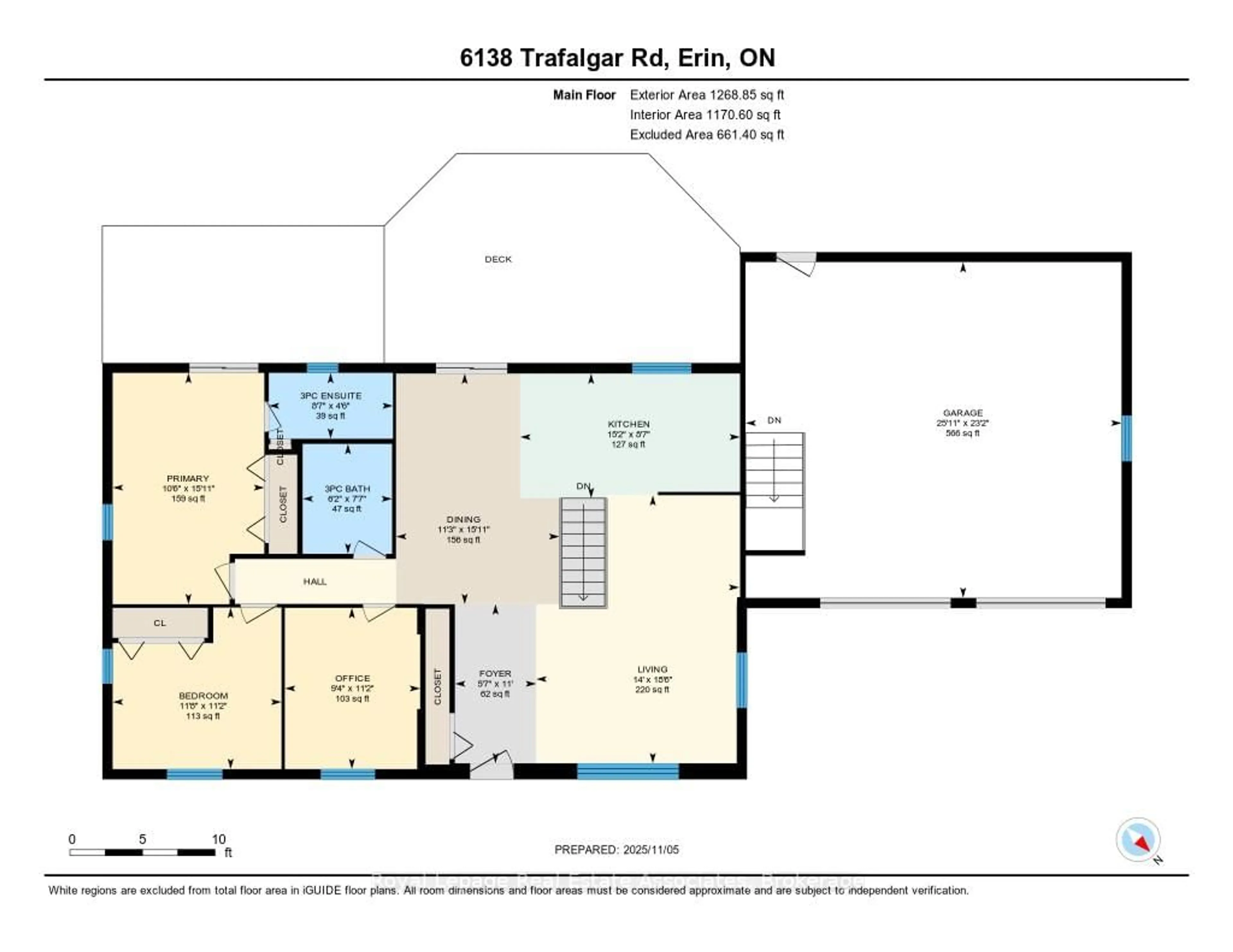 Floor plan for 6138 Trafalgar Rd, Erin Ontario L0N 1N0