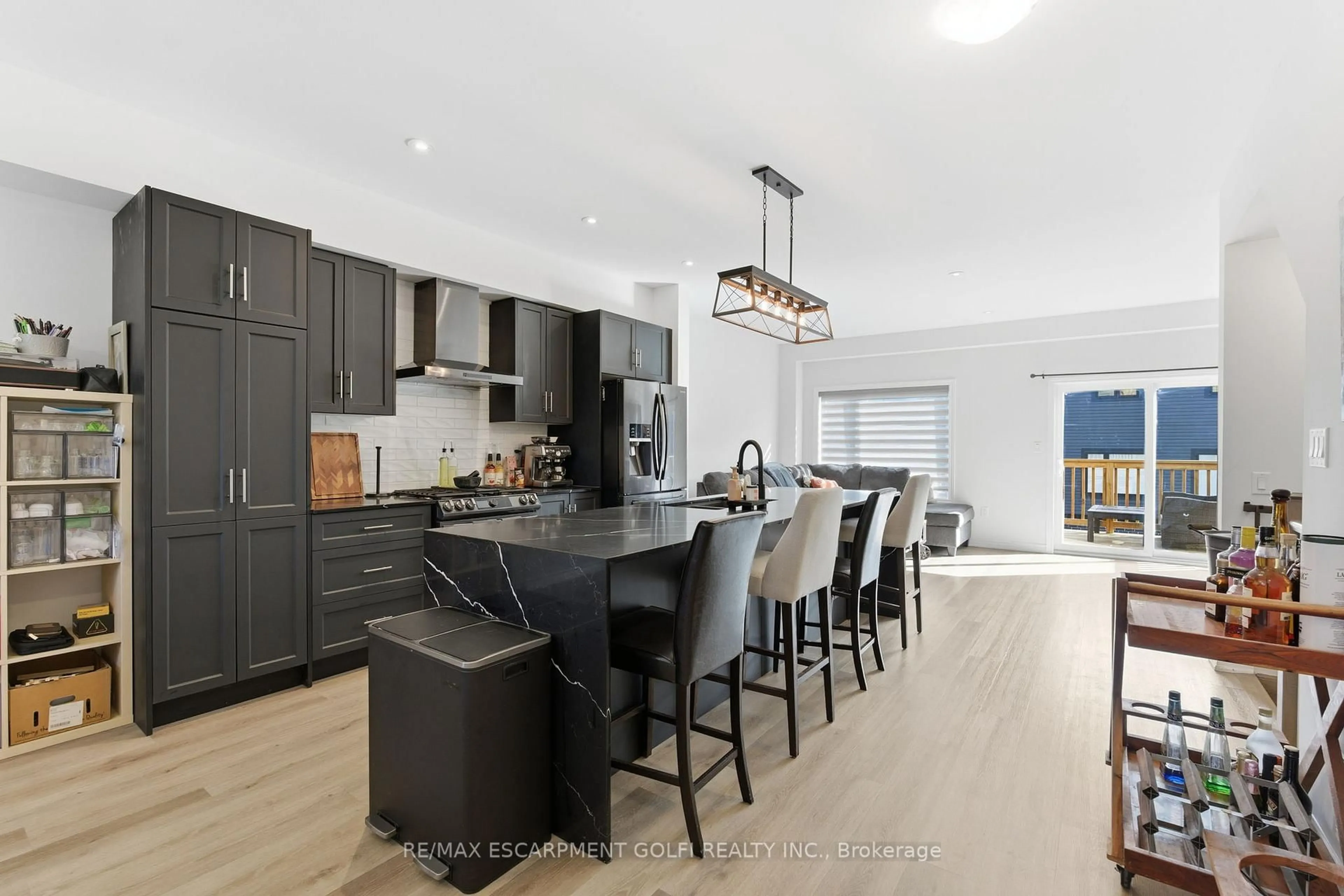 Open concept kitchen, unknown for 48 Capstone Lane, Hamilton Ontario L9C 0E8