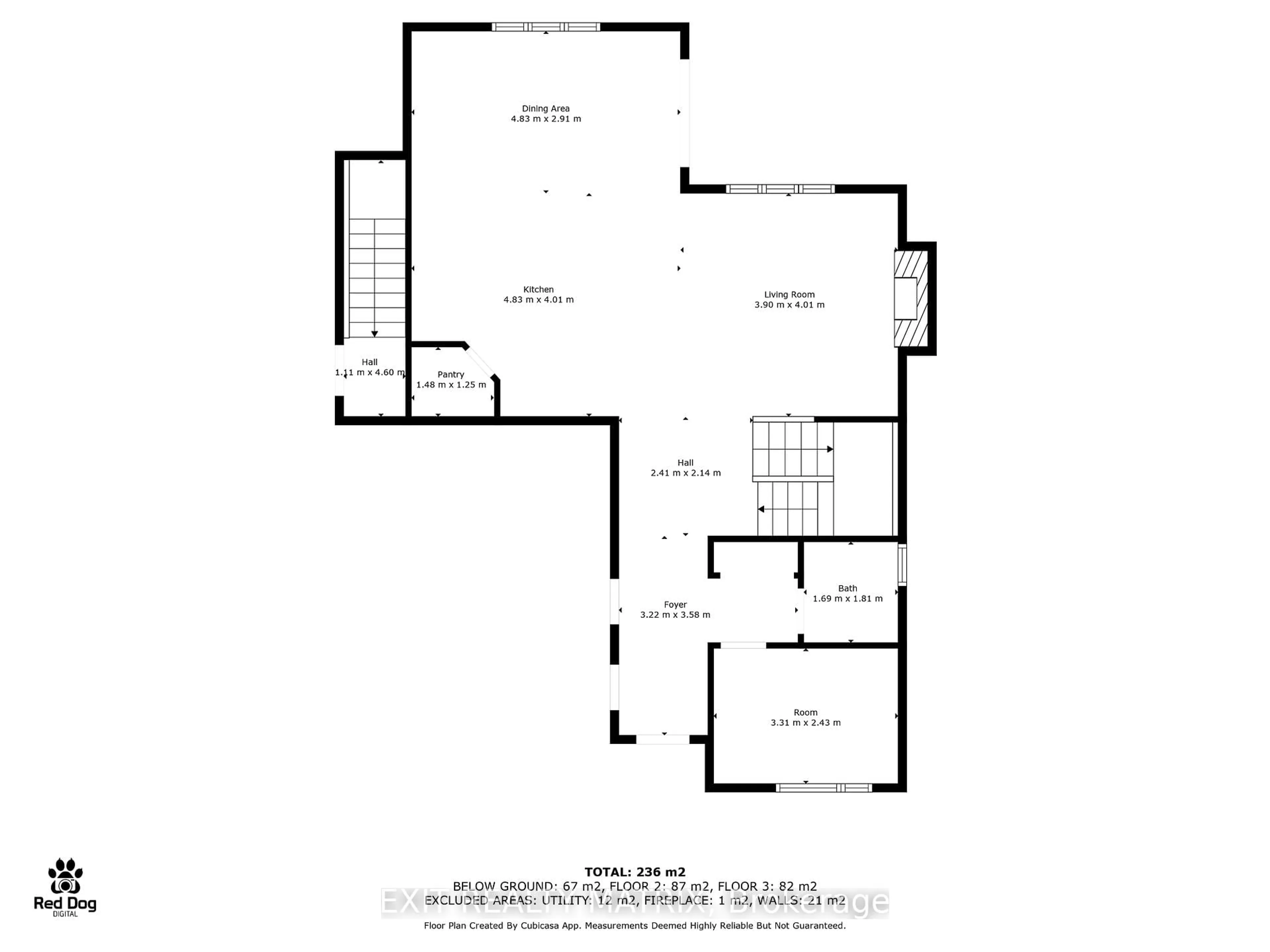 Floor plan for 521 Marseille St, Russell Ontario K0A 1W0