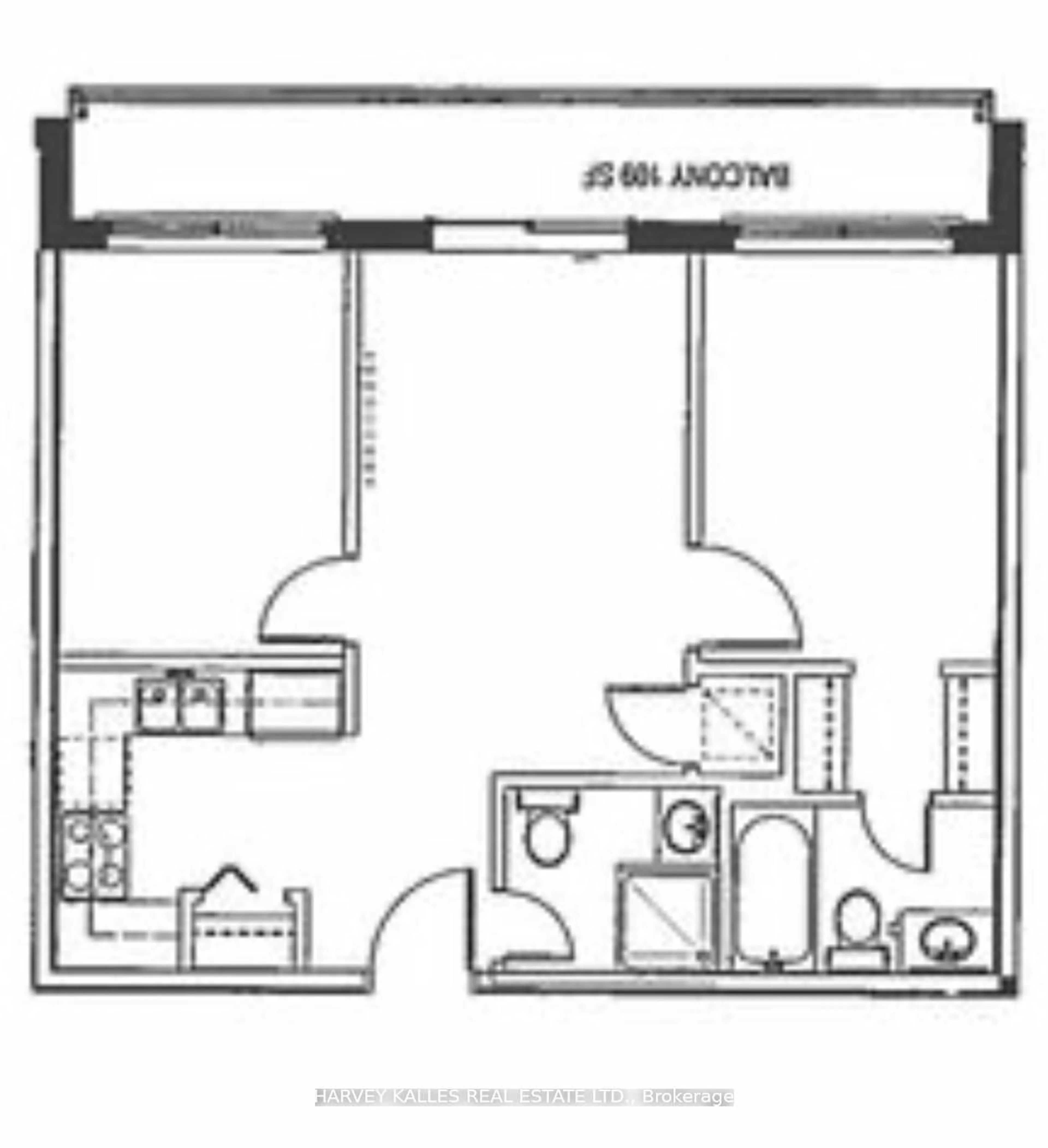 Floor plan for 275 Larch St #A502, Waterloo Ontario N2L 3R2