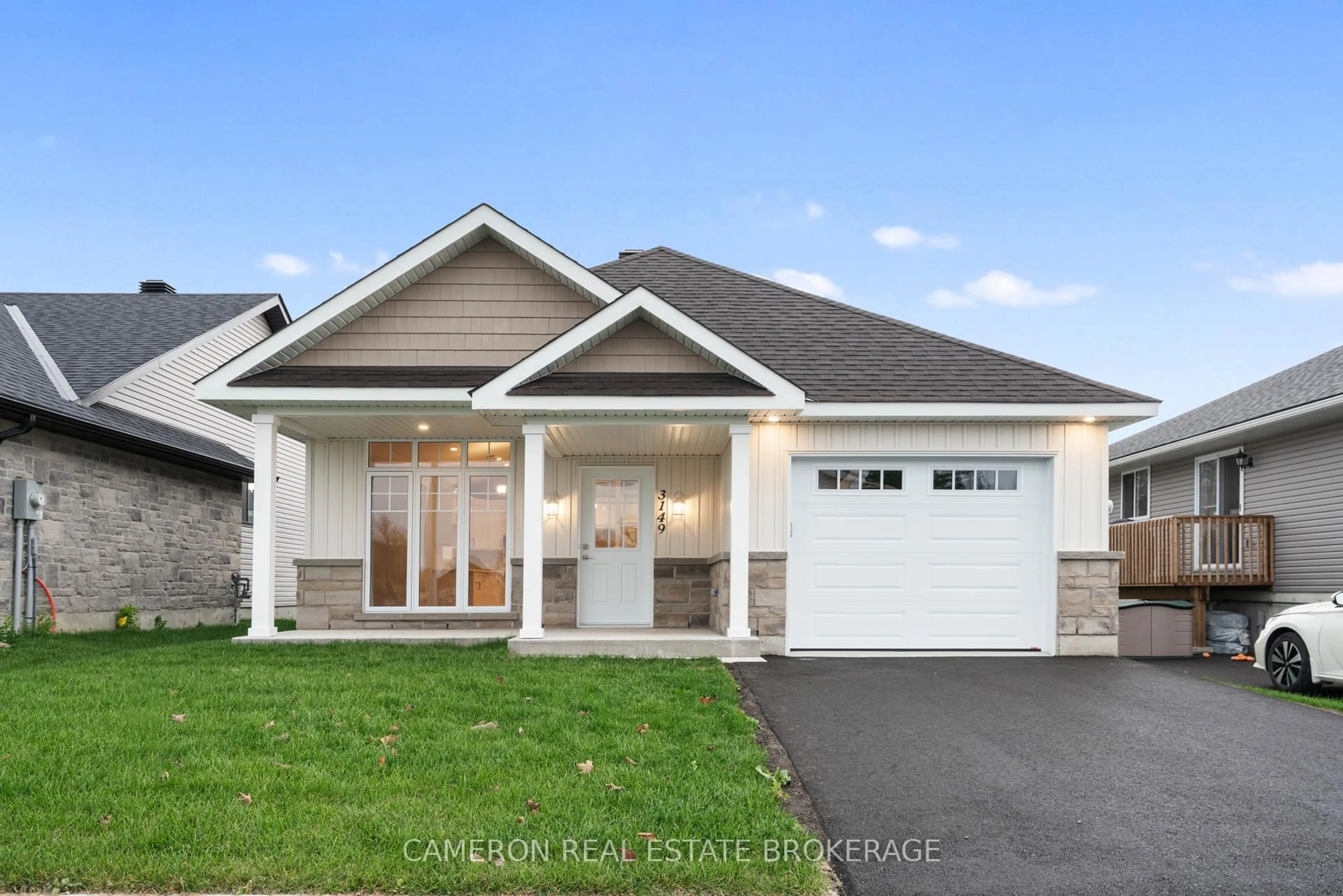 Home with vinyl exterior material, street for 3149 Mauricy St, Cornwall Ontario K6K 0A1