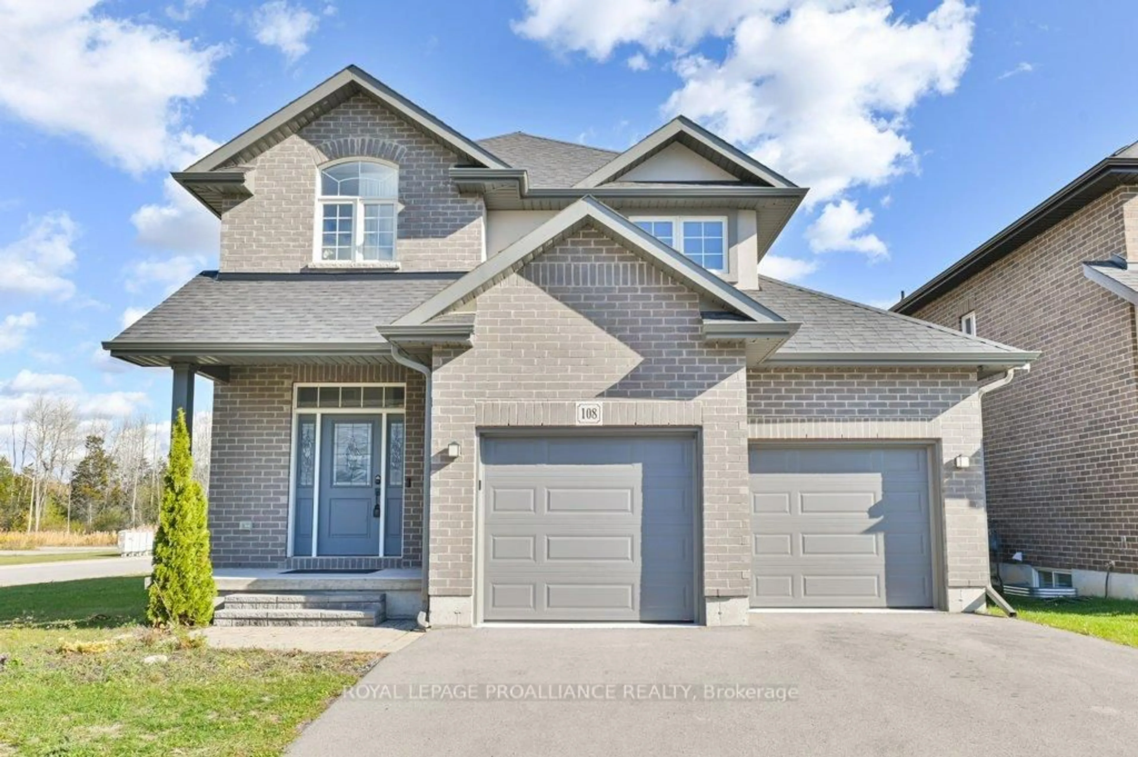 Home with brick exterior material, street for 108 Ledgerock Crt, Quinte West Ontario K8R 0A1