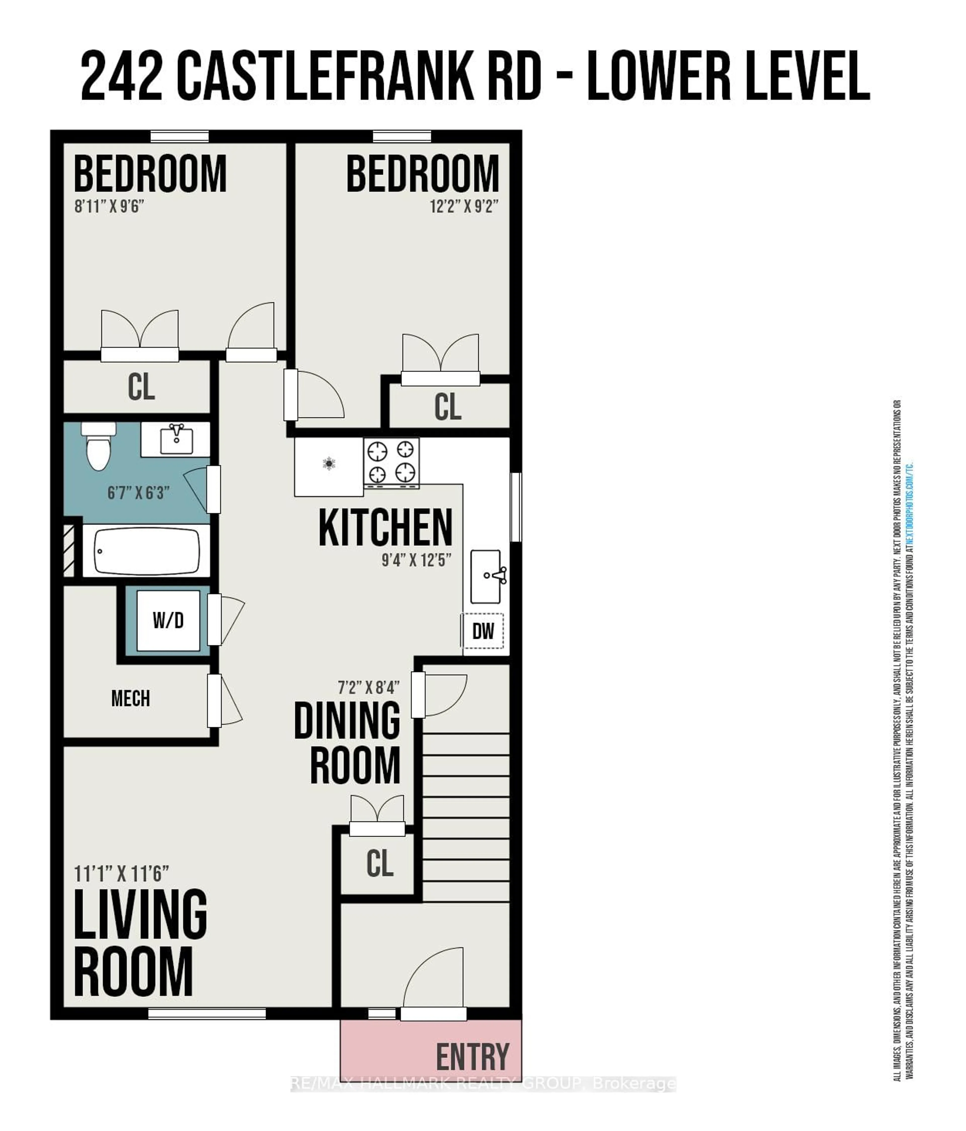 Floor plan for 242 Castlefrank Rd, Kanata Ontario K2L 1T5