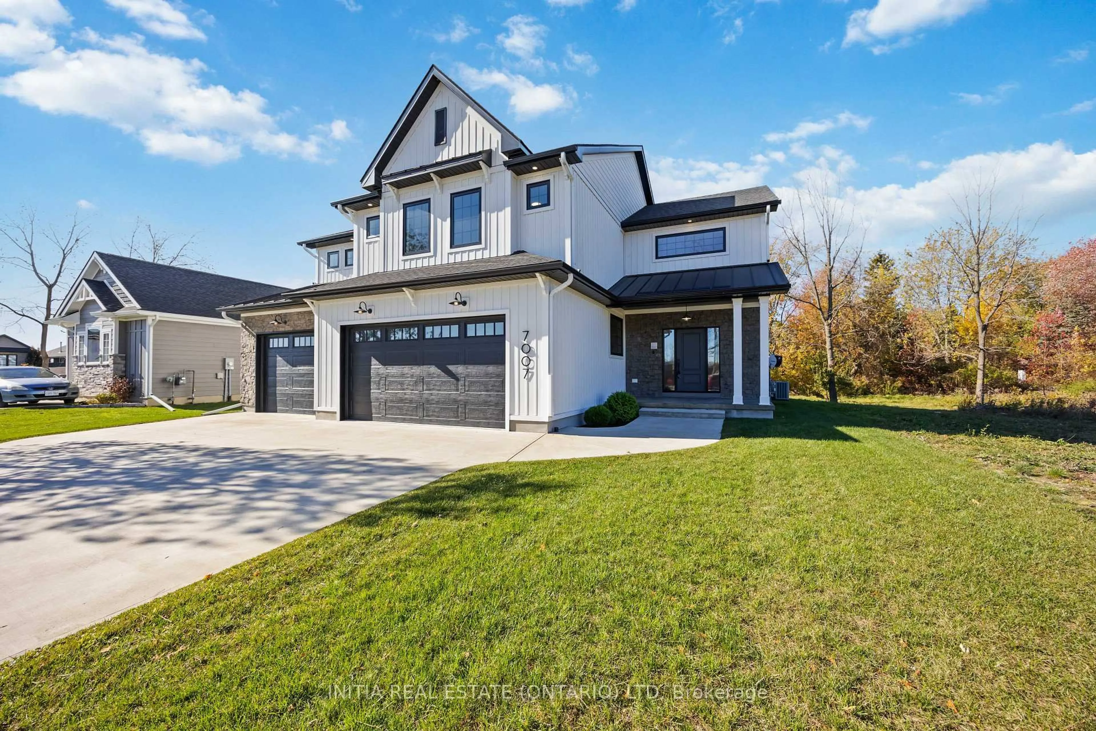 Home with brick exterior material, street for 7007 Blue Coast Hts, Plympton-Wyoming Ontario N0N 1E0
