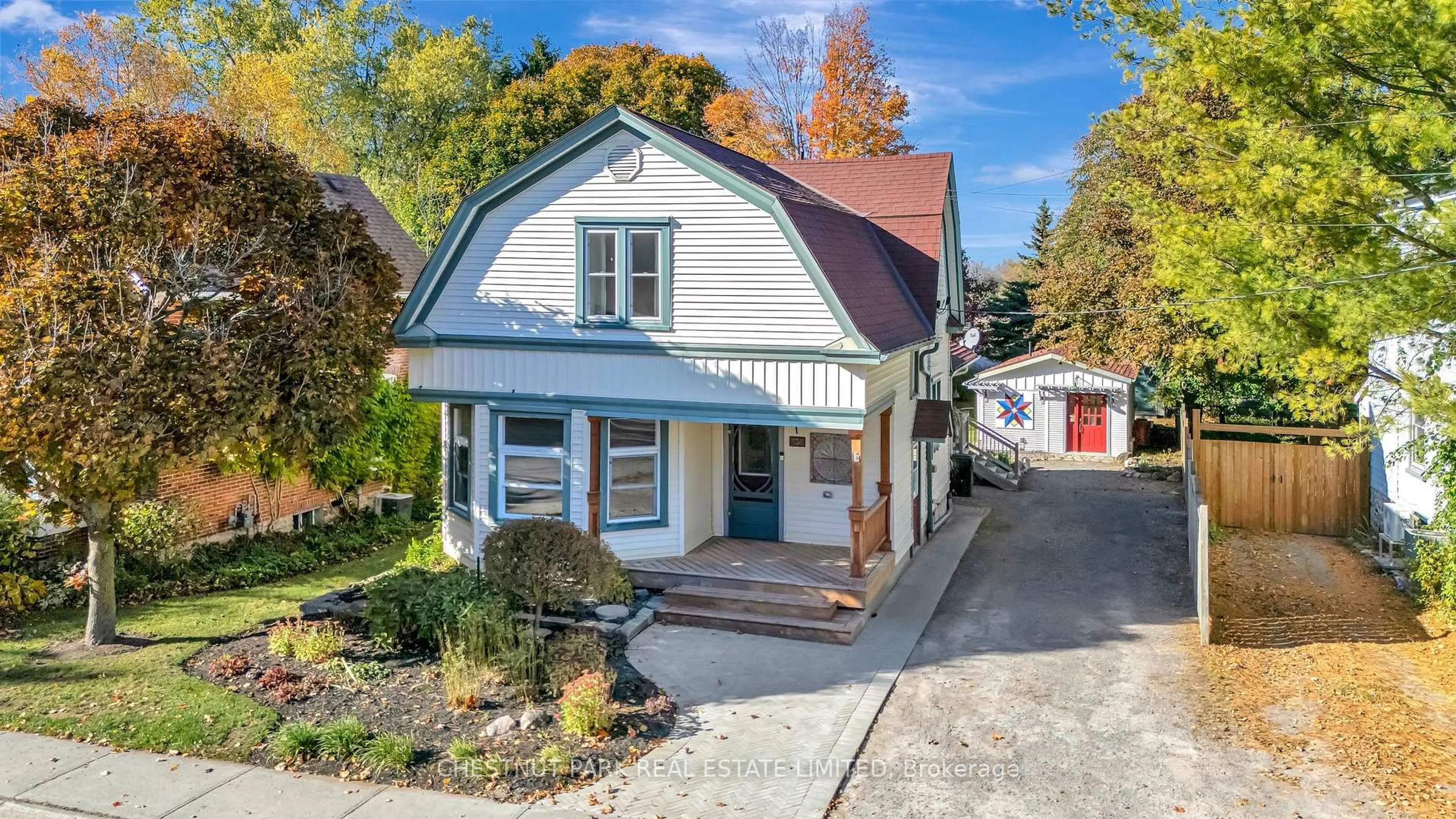 A pic from outside/outdoor area/front of a property/back of a property/a pic from drone, street for 336 Bloomfield Main St, Prince Edward County Ontario K0K 1G0