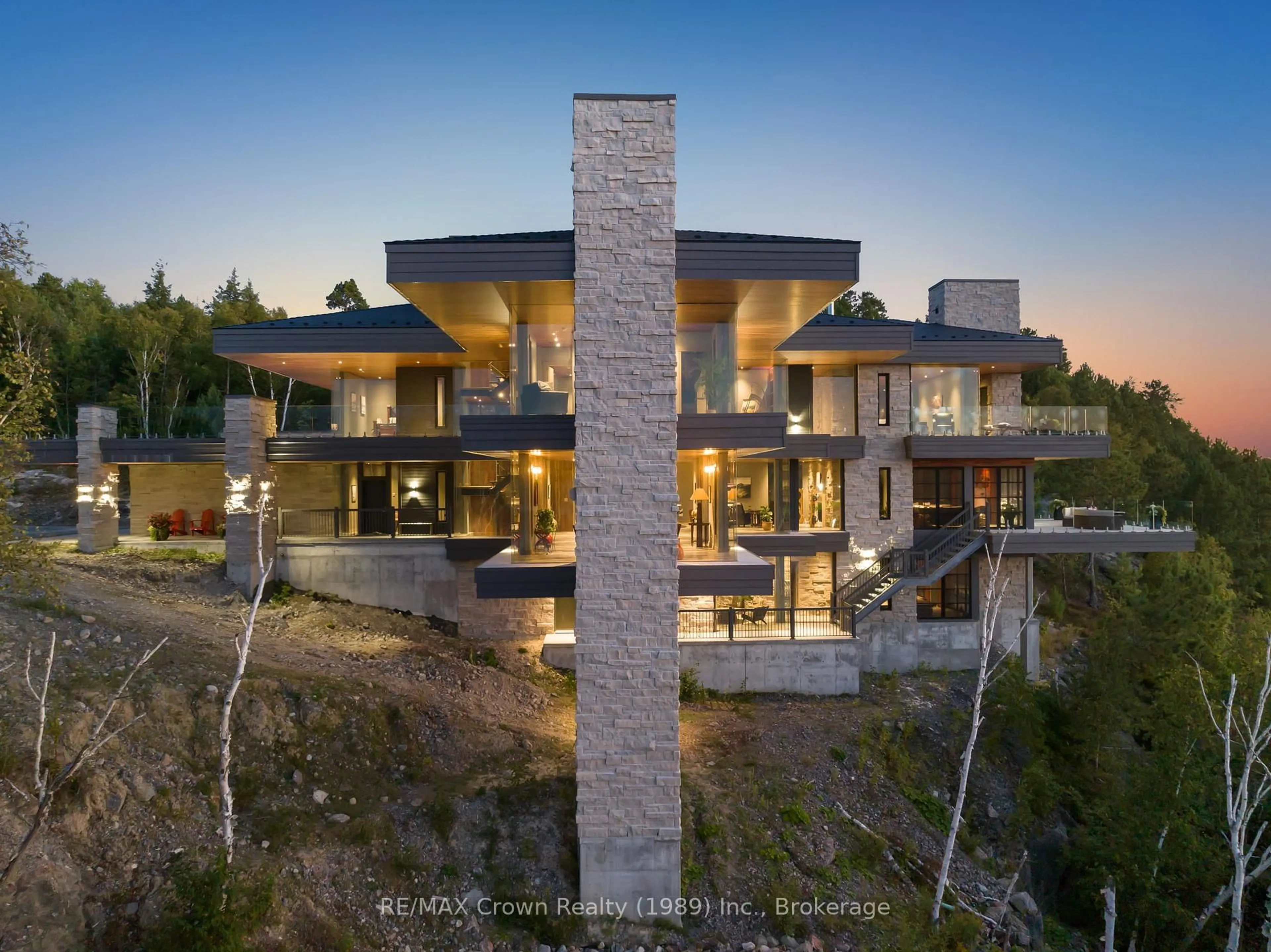 Home with brick exterior material, mountain view for 1293 Dew Drop Rd, Greater Sudbury Ontario P3G 1L2