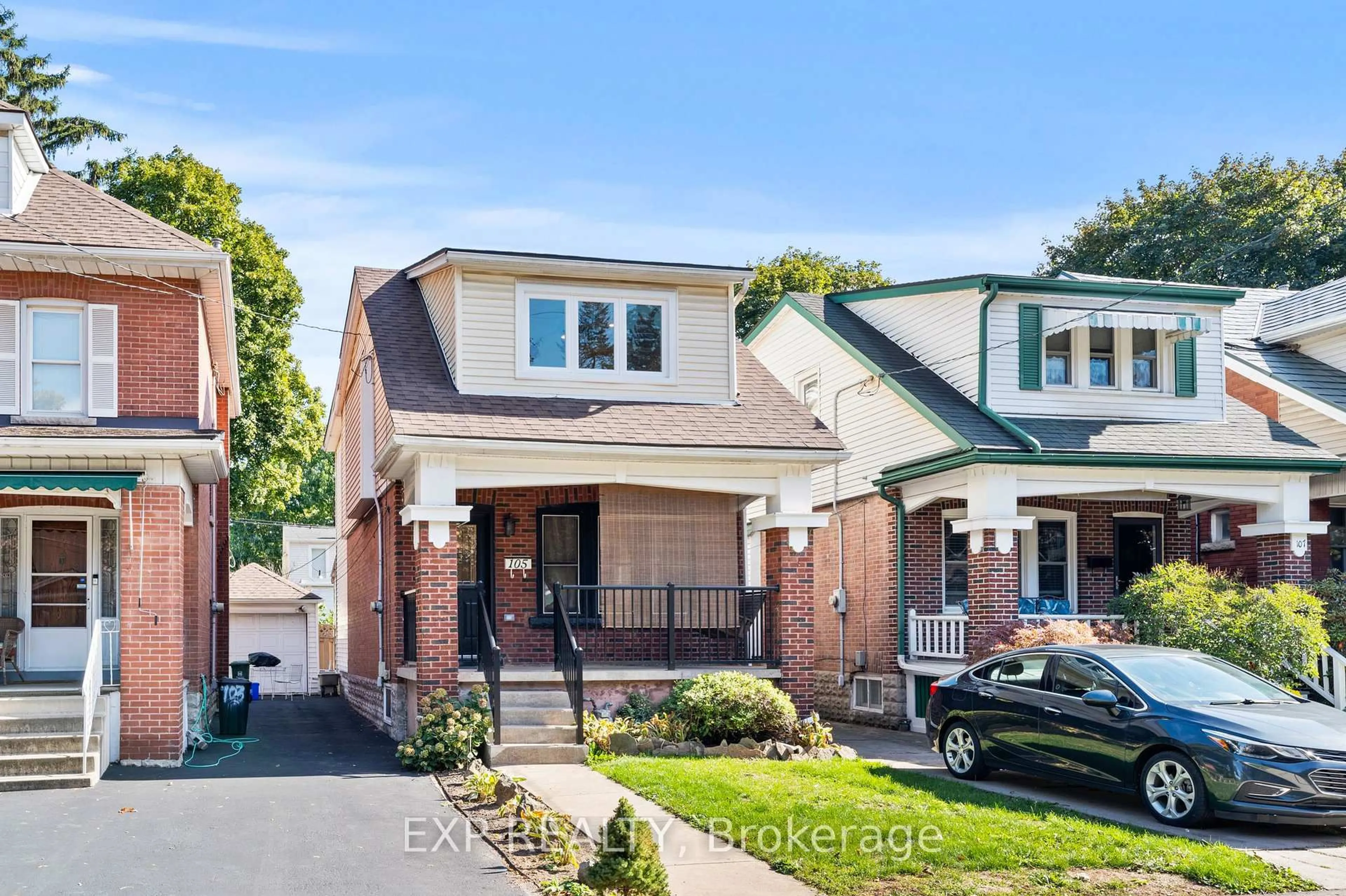 Home with brick exterior material, street for 105 Rothsay Ave, Hamilton Ontario L8M 3G3