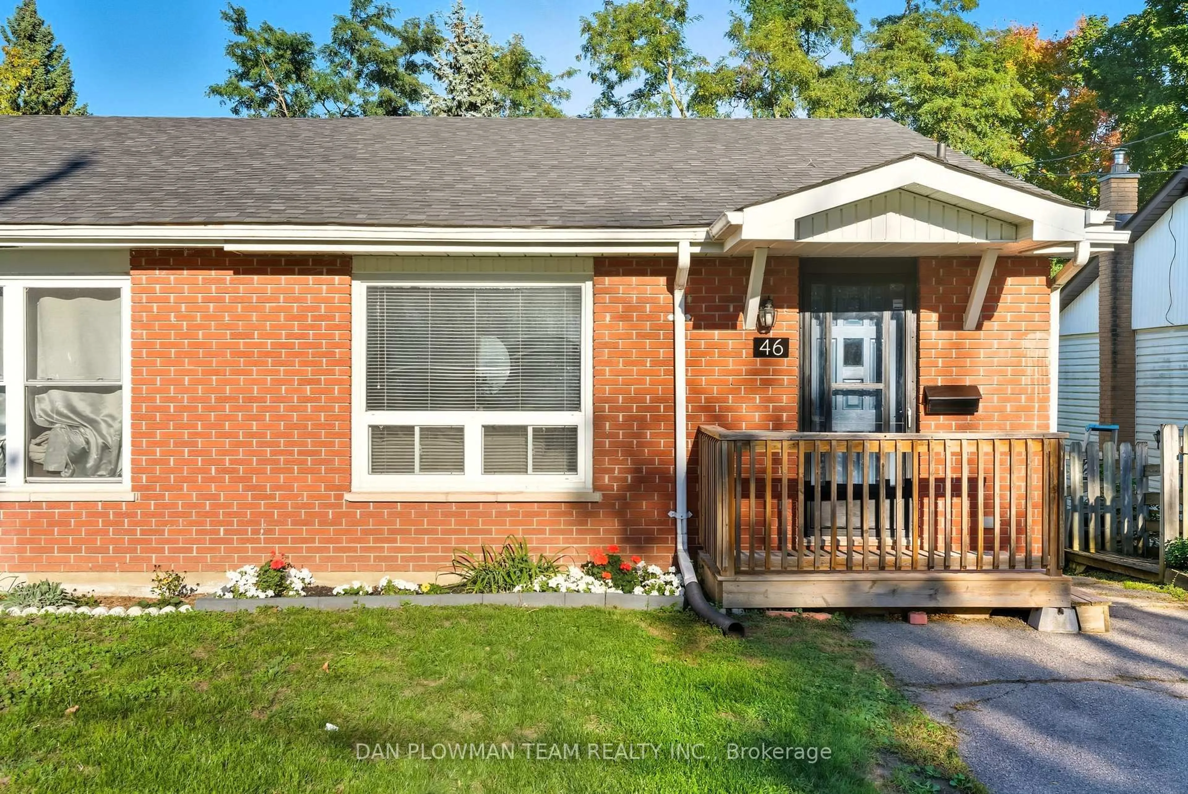 Home with brick exterior material, street for 46 Alexander Ave, Peterborough Ontario K9J 6B4