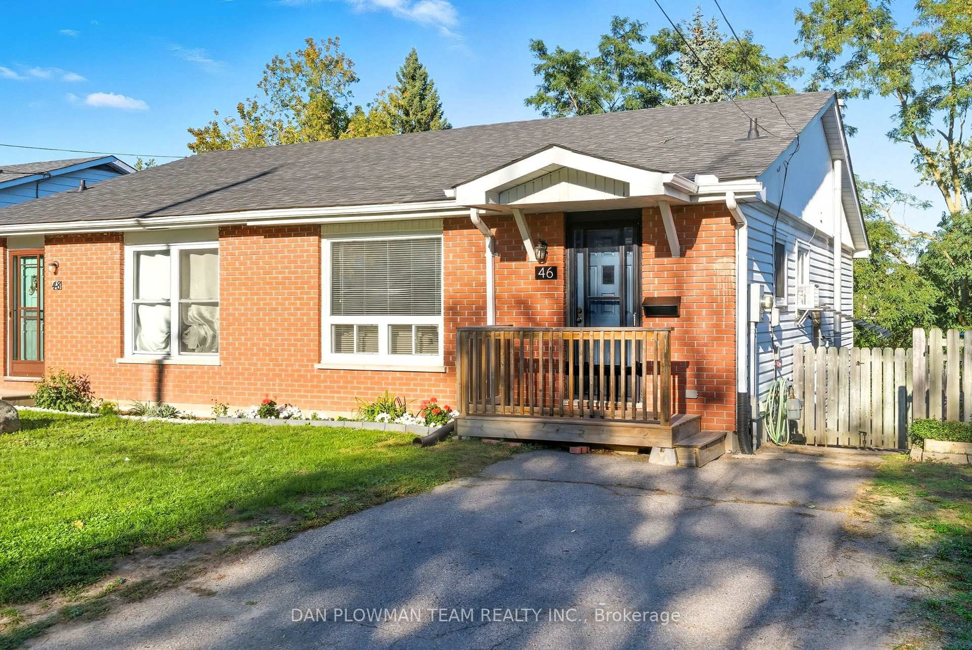 Home with brick exterior material, street for 46 Alexander Ave, Peterborough Ontario K9J 6B4