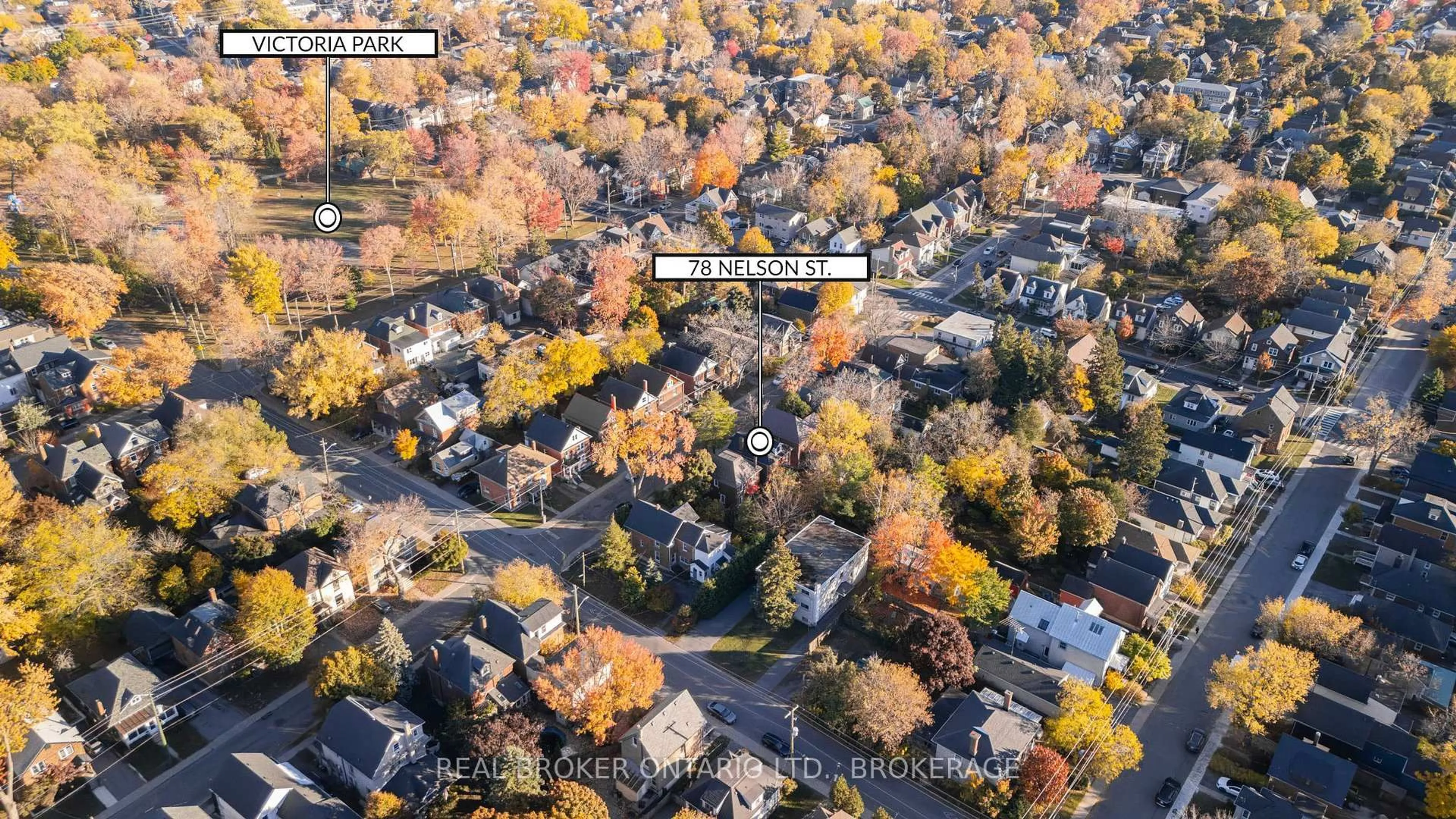 A pic from outside/outdoor area/front of a property/back of a property/a pic from drone, street for 78 Nelson St, Kingston Ontario K7L 3W8