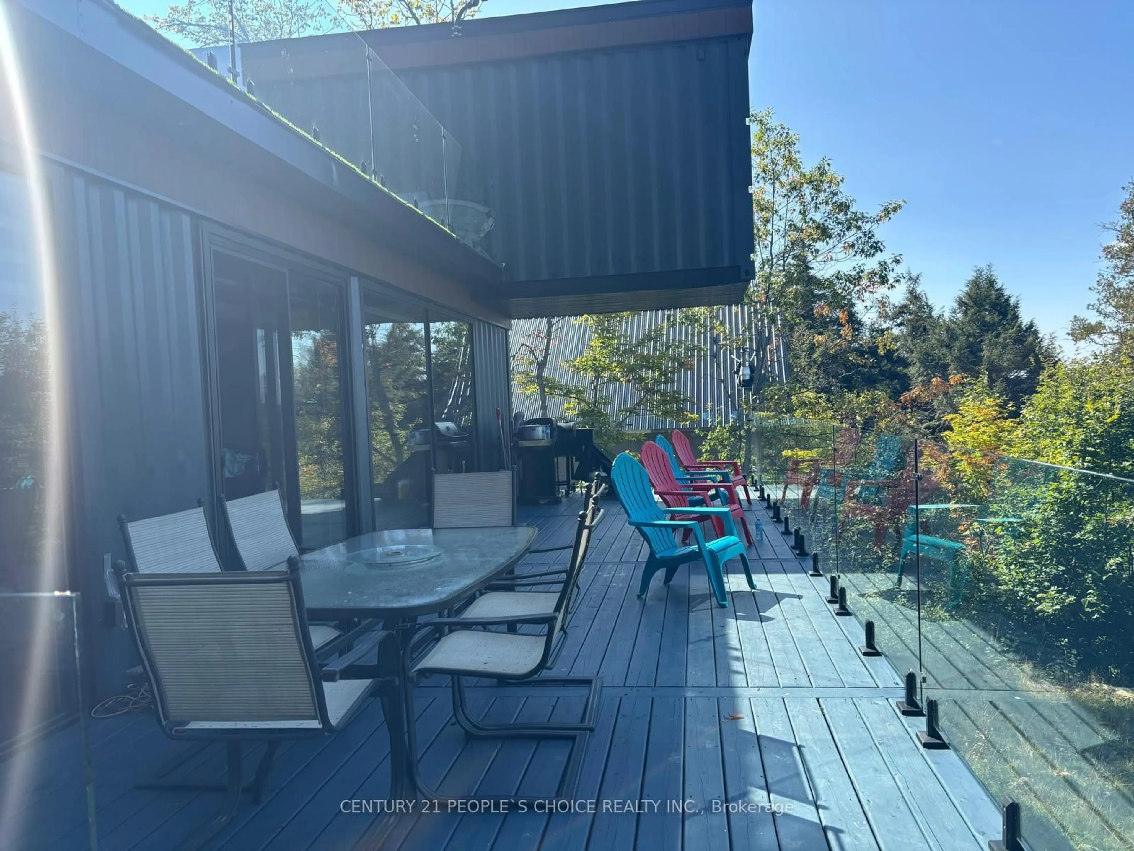 Patio, water/lake/river/ocean view for 1356 South Lake Bernard Rd, Strong Ontario P0A 1Z0