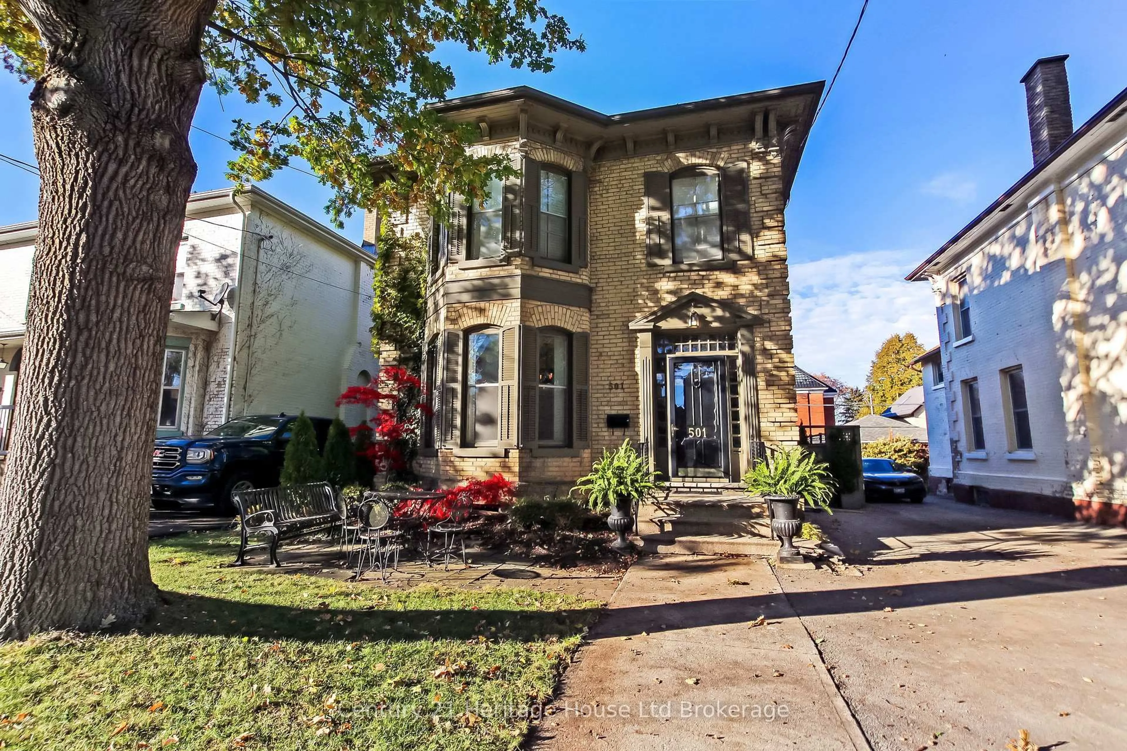 Home with brick exterior material, street for 501 George St, Woodstock Ontario N4S 4J3