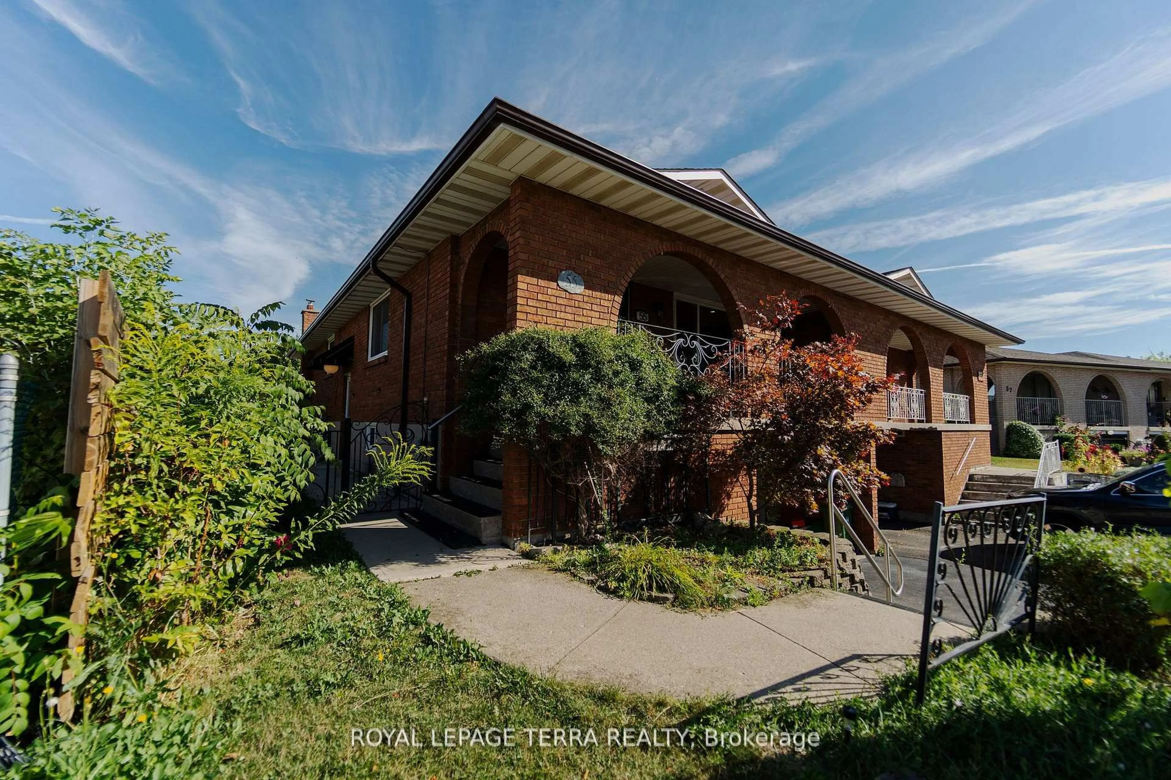 Home with brick exterior material, street for 55 Eastbury Dr, Hamilton Ontario L8E 2V8